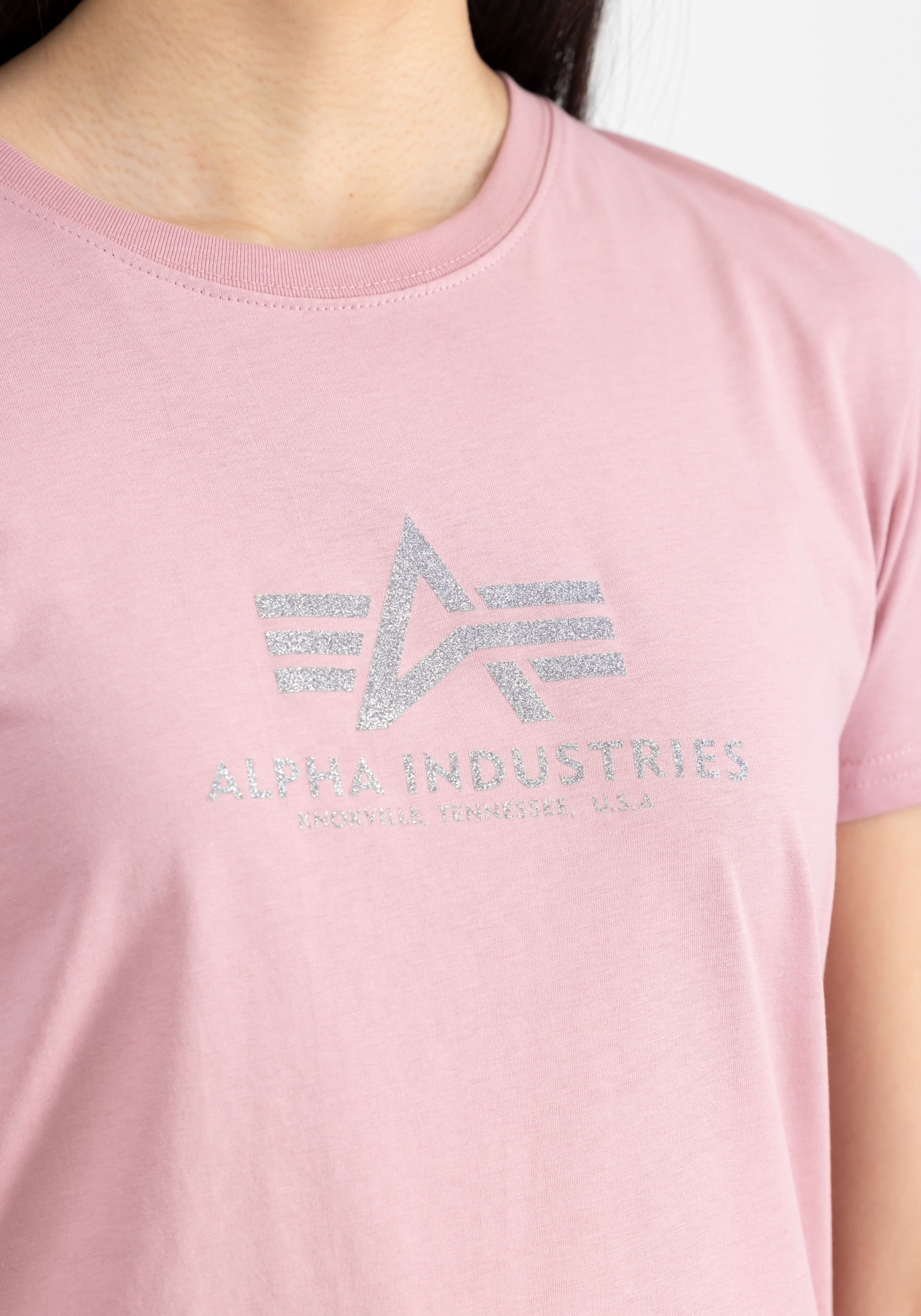 Alpha Industries T-Shirt »Alpha Industries Women - T-Shirts New Basic T Glitter Women«