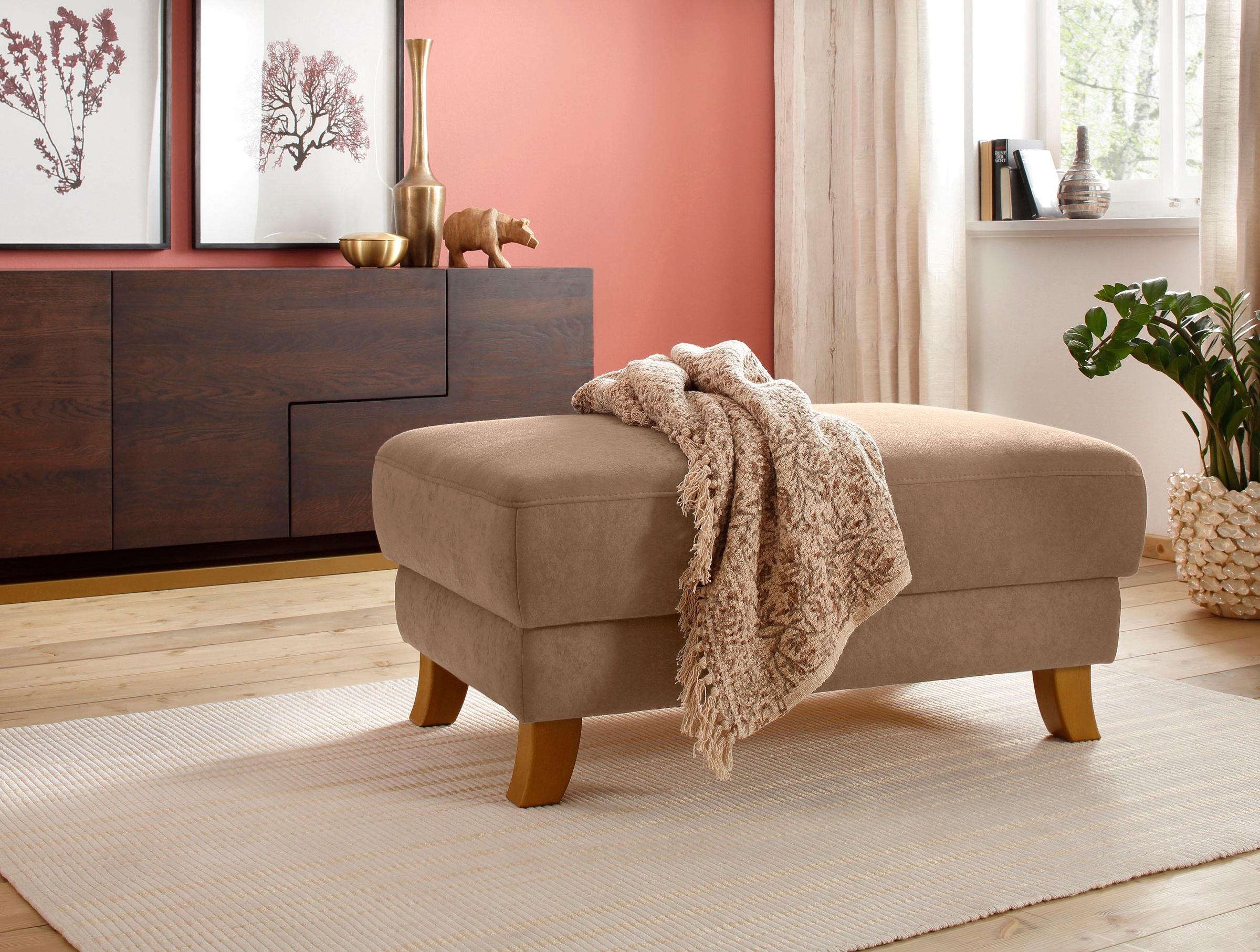 Home affaire Hocker »Trondheim«, mit Stauraum und Federkern