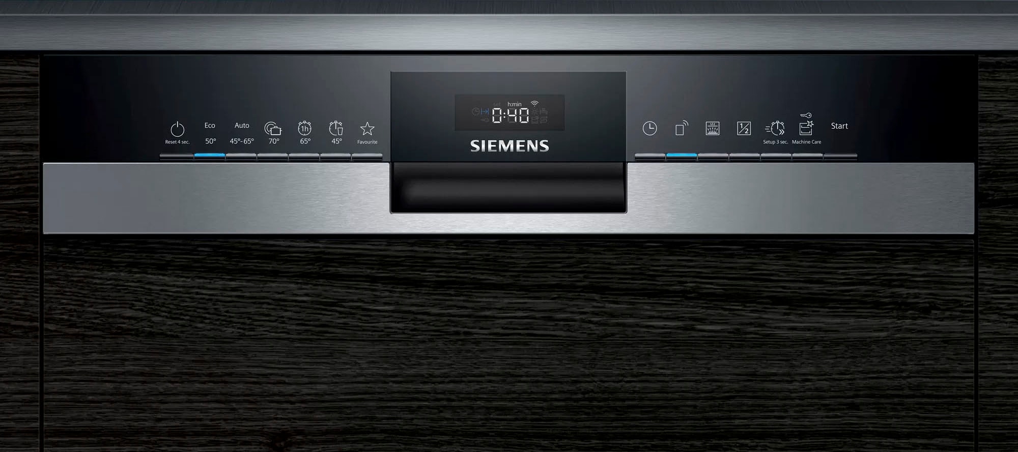 3. Bild von SIEMENS teilintegrierbarer Geschirrspüler »SN53HS36TE«, iQ300, SN53HS36TE, 12 Maßgedecke