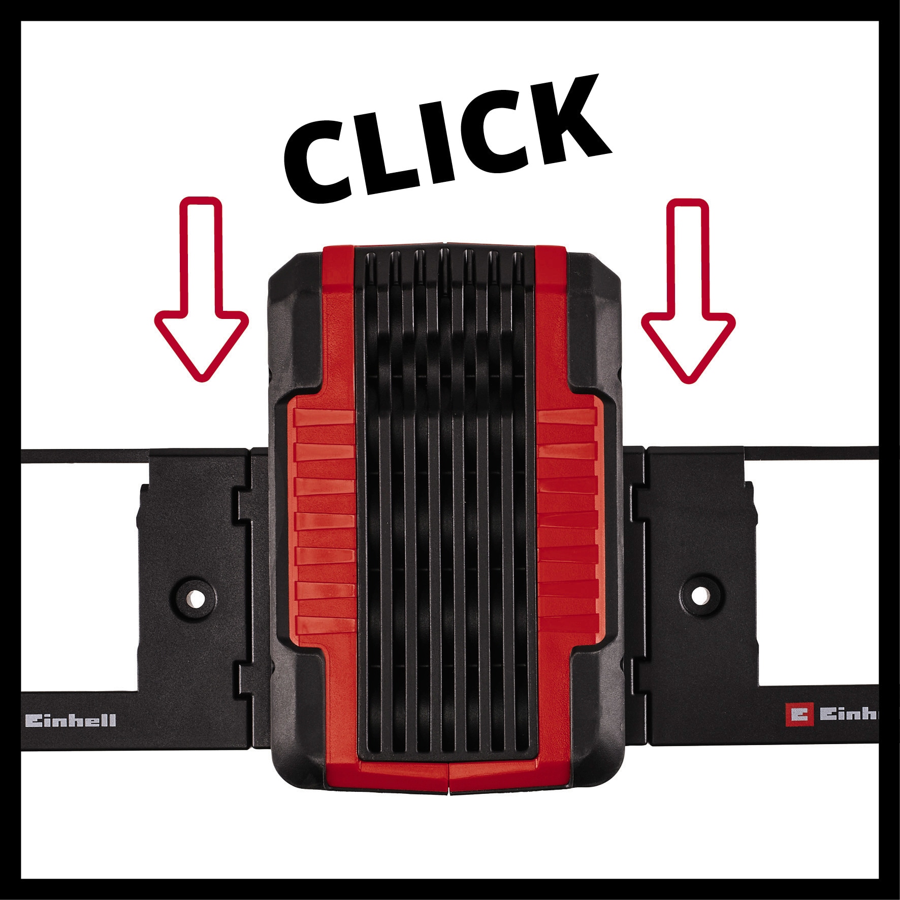 Einhell Werkzeughalter »4514155«, (Set, 2 tlg.), PXC Akku-Wandhalterung, mit Befestigungsmaterial