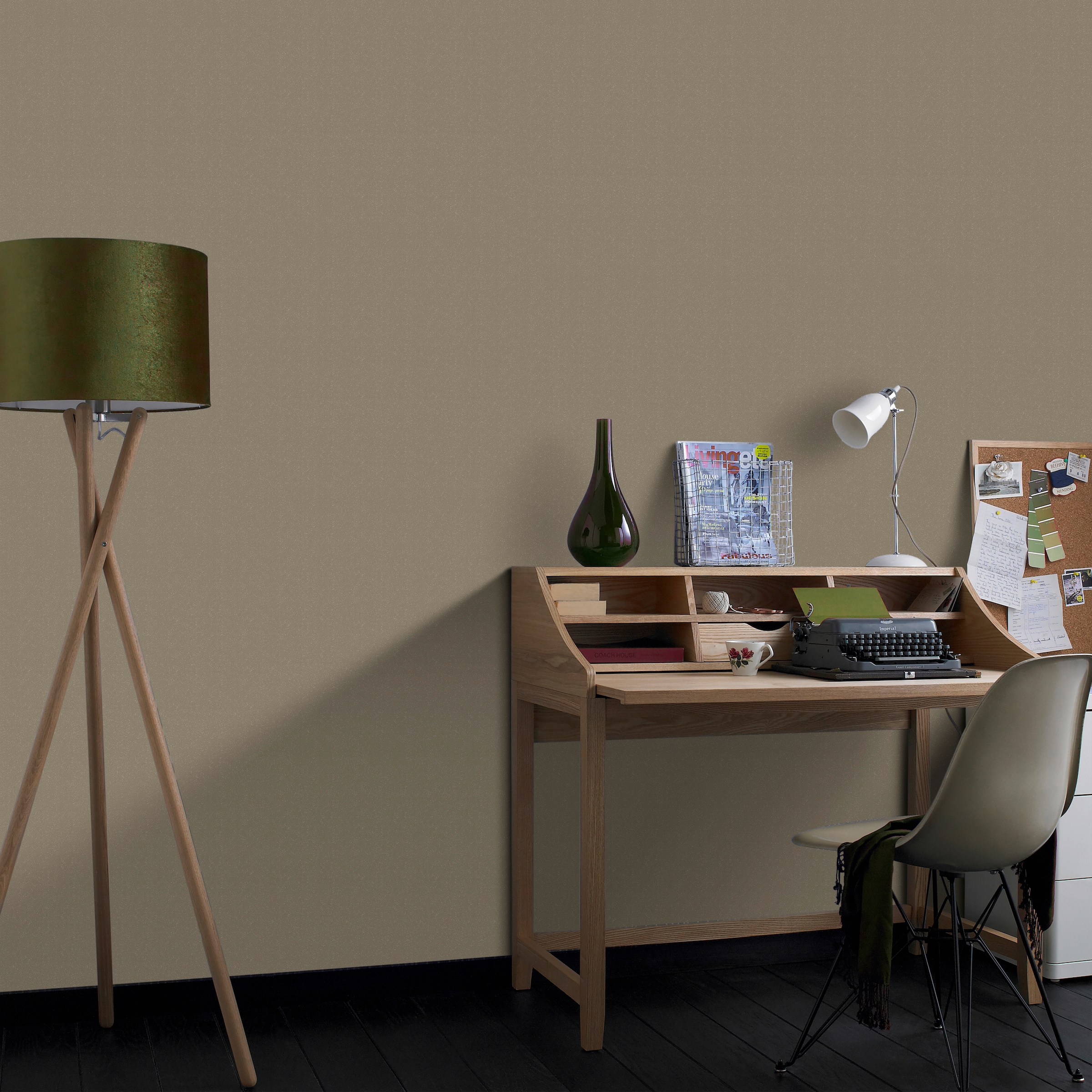 WOW Vliestapete »Basic Glitzer« Glitzermuster geprägt Beige - 1005x52 cm