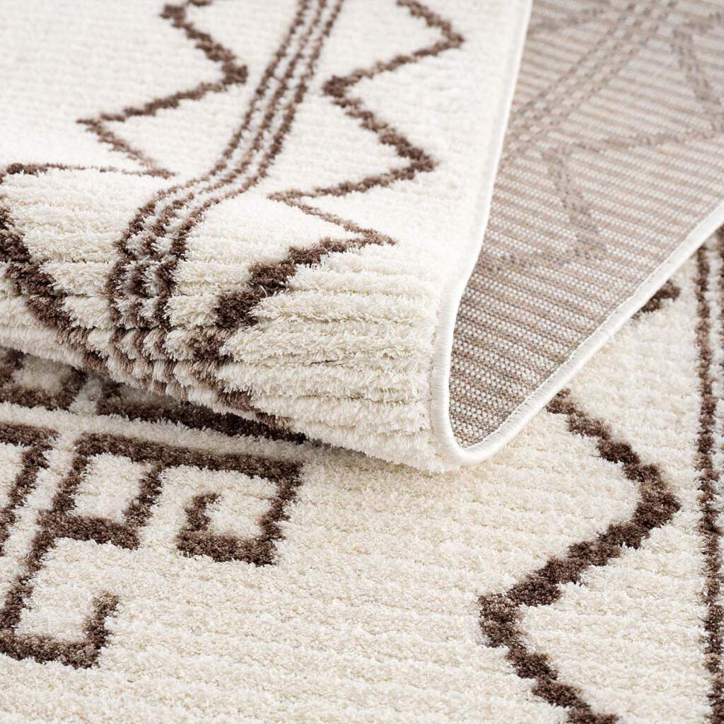 Carpet City Teppich »April 0608«, rechteckig, 10 mm Höhe, Läufer, weich durch Microfaser, Boho Ethno Look, Wohnzimmer