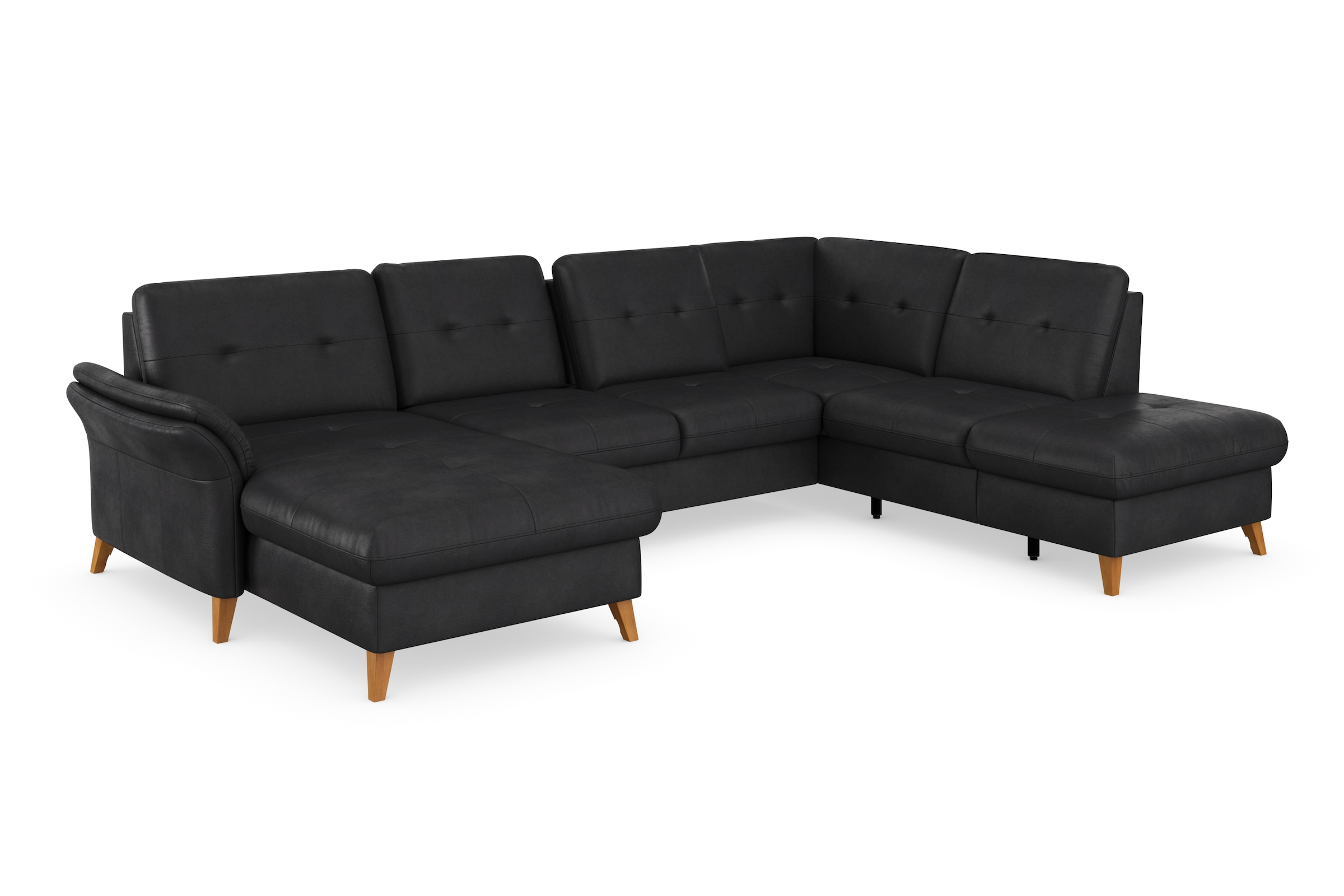 sit&more Wohnlandschaft »Göteborg«, inkl. Sitztiefenverstellung, wahlweise mit Bettfunktion & Bettkasten