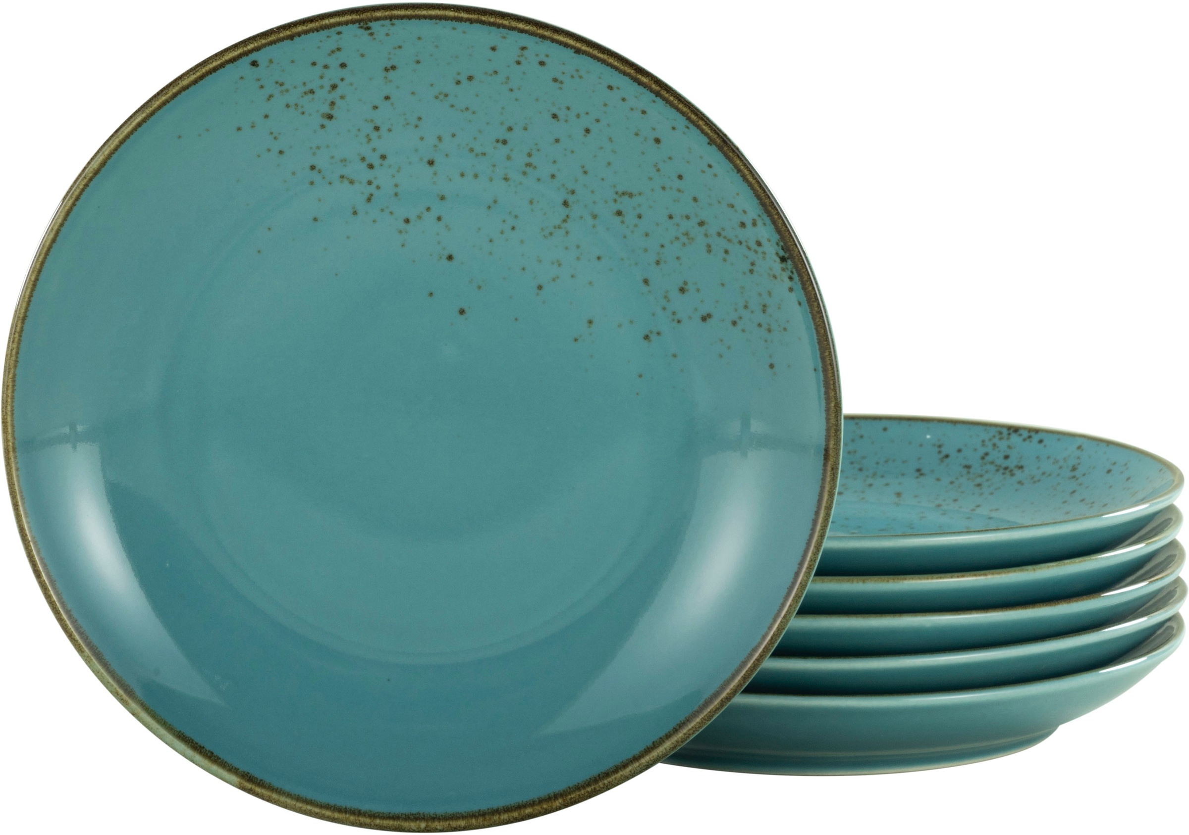 CreaTable Speiseteller »Essteller NATURE COLLECTION« Teller Set für 6 Perso günstig online kaufen