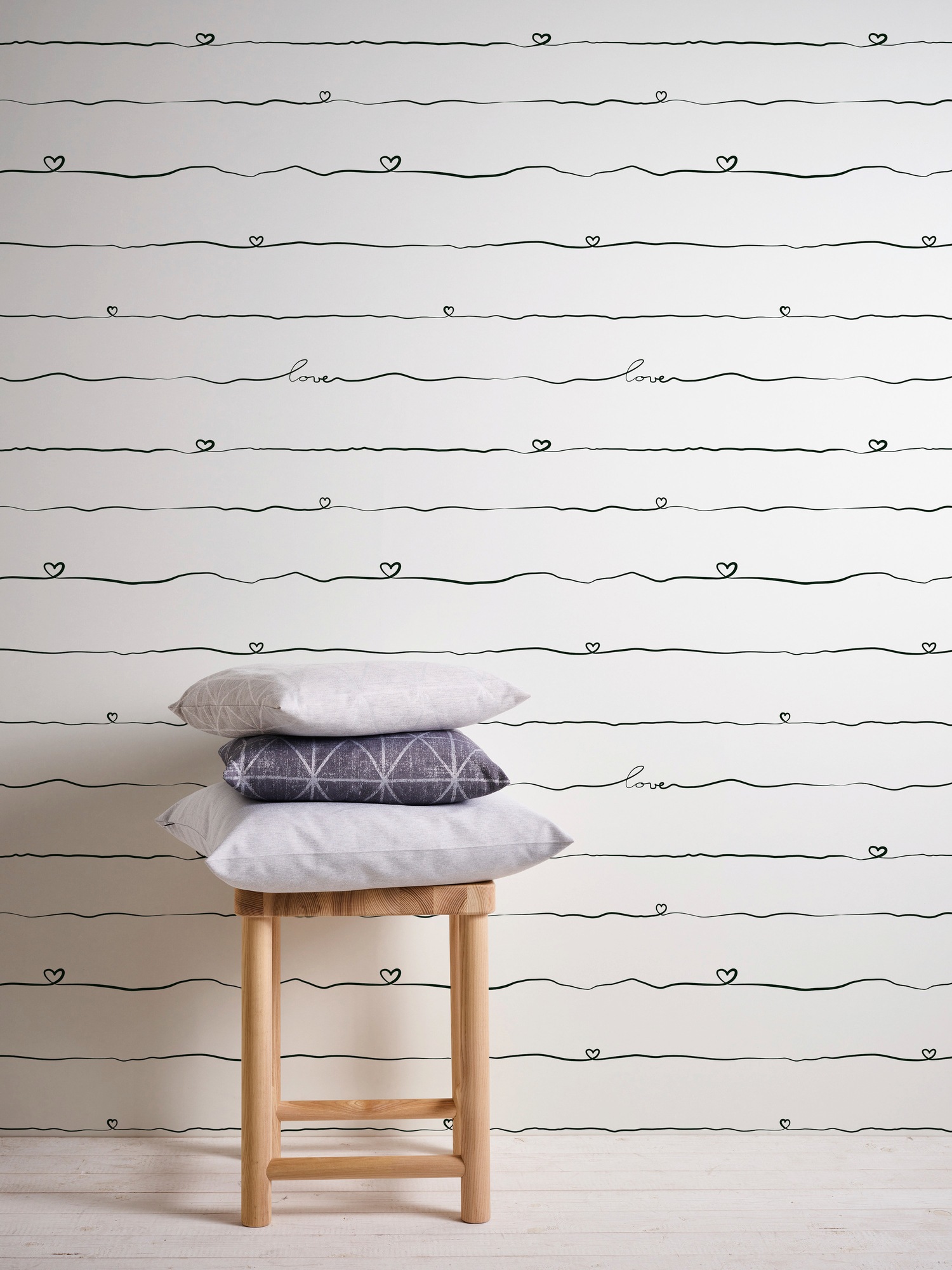 A.S. Création Vliestapete »Little Love«, Motiv-abstrakt-naturalistisch, Tapete Kinder Tapeten Kinderzimmer Schlafzimmer modern Design Optik