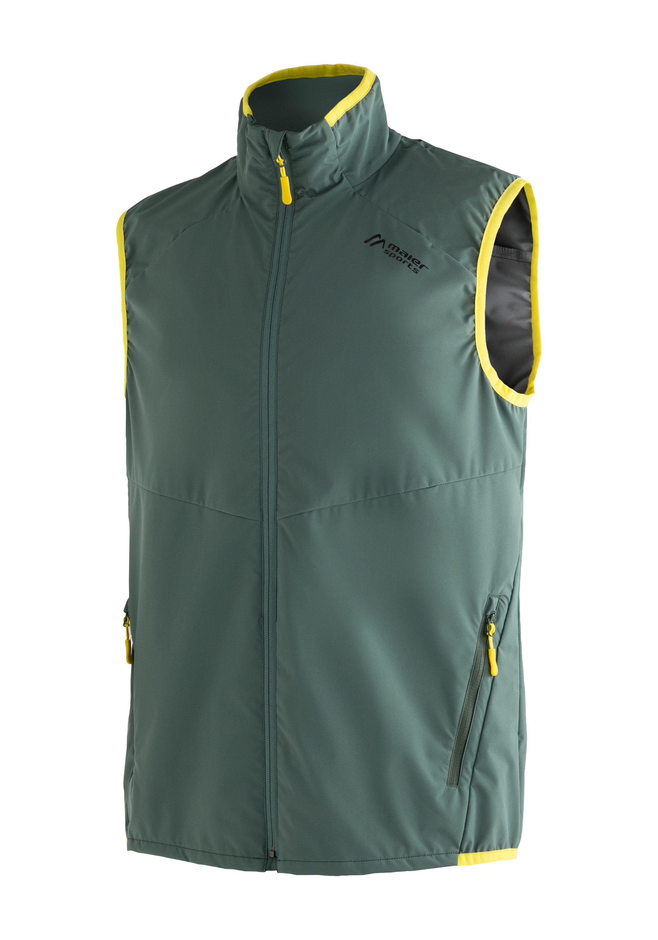 Maier Sports Softshellweste »Brims Vest M«, atmungsaktive Herren Weste, wasserabweisende Outdoorweste