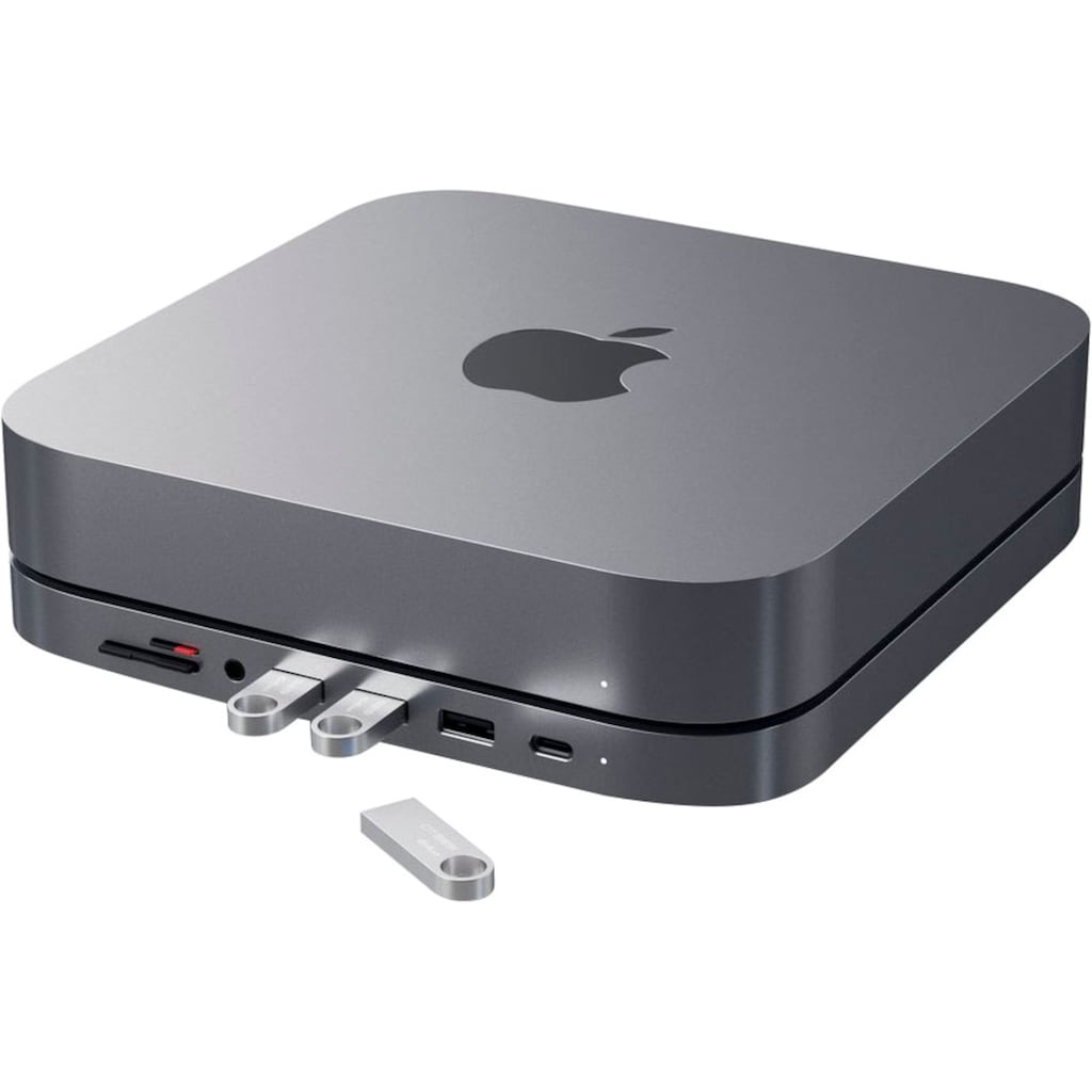Satechi Laptop-Adapter »TYPE-C ALUMINUM STAND & HUB FOR MAC MINI«