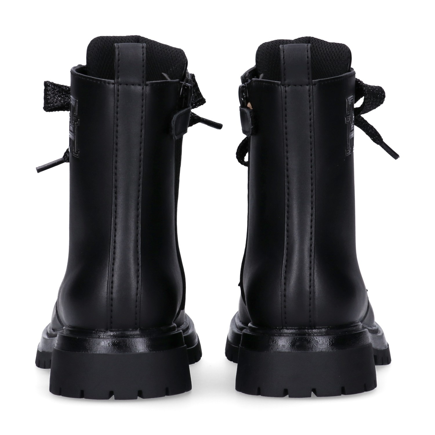 Tommy Hilfiger Schnürboots, Chunky Boots mit modischen Schnürsenkeln