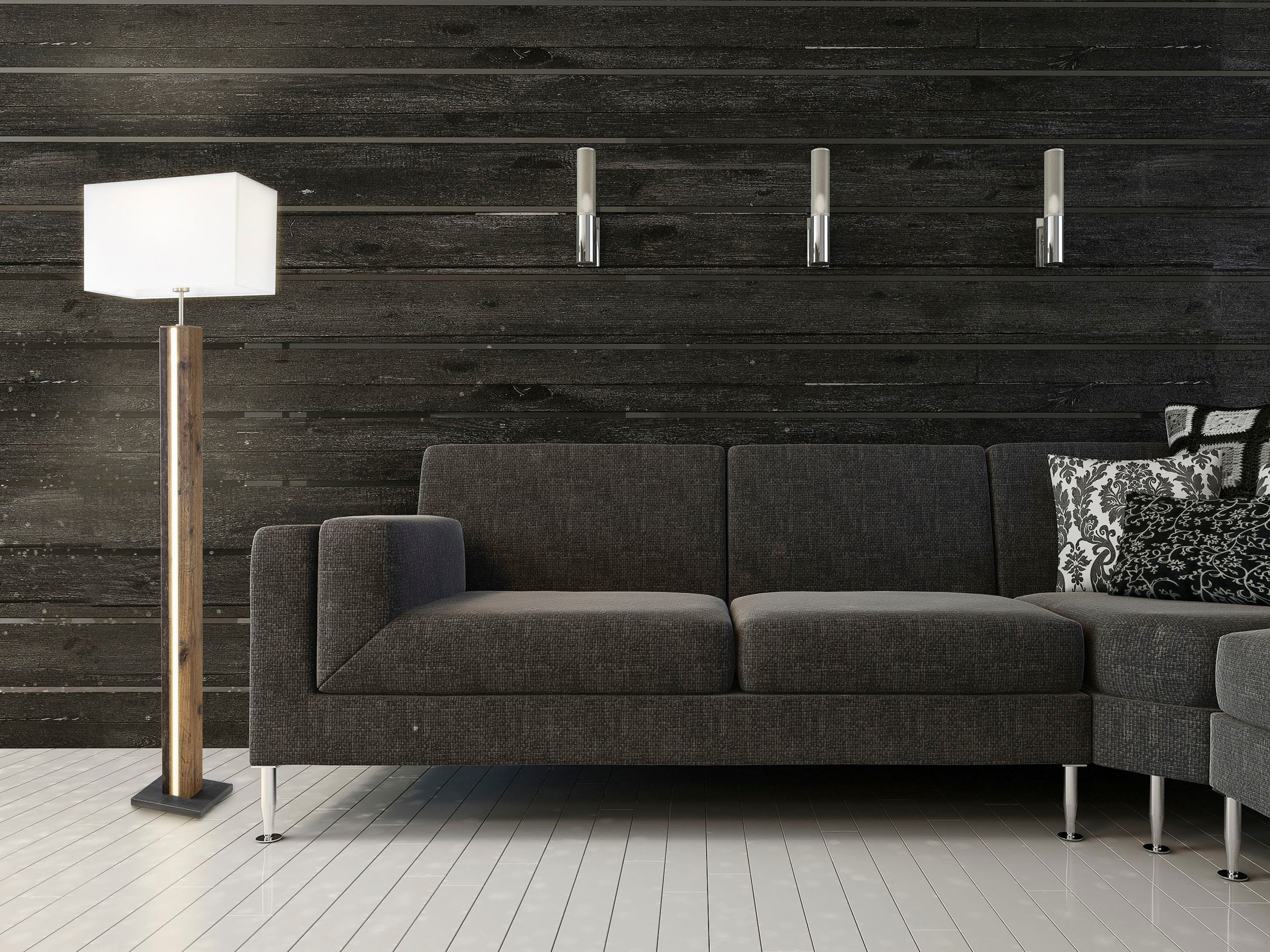 NOWA Stehlampe »FOREST«, Leuchtmittel E27   ohne Leuchtmittel, holzoptik günstig online kaufen