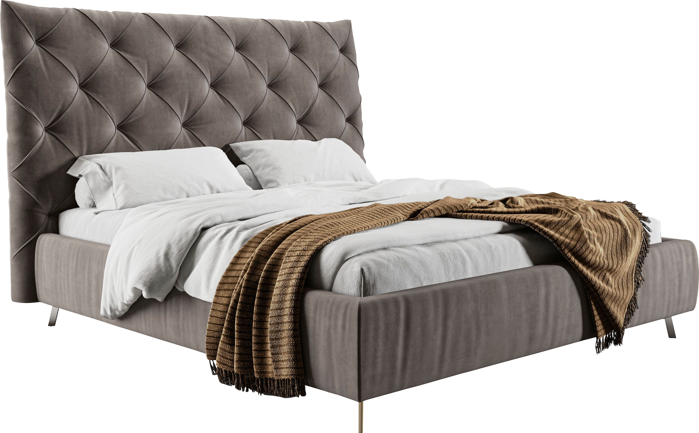 Home affaire Polsterbett "Elloree, in 4 Breiten, hinten mit Originalstoff b günstig online kaufen