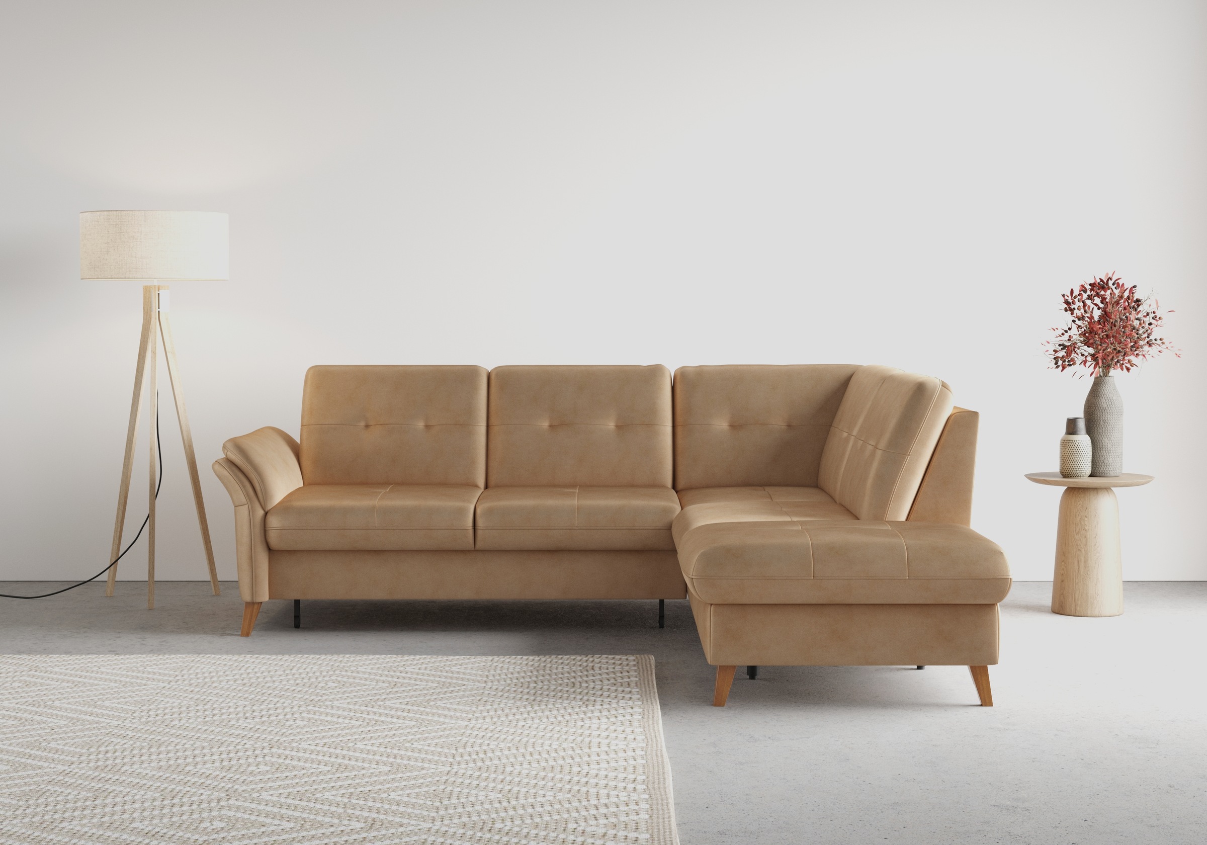 sit&more Ecksofa »Göteborg« inkl. Sitztiefenverstellung, wahlweise mit Bett günstig online kaufen