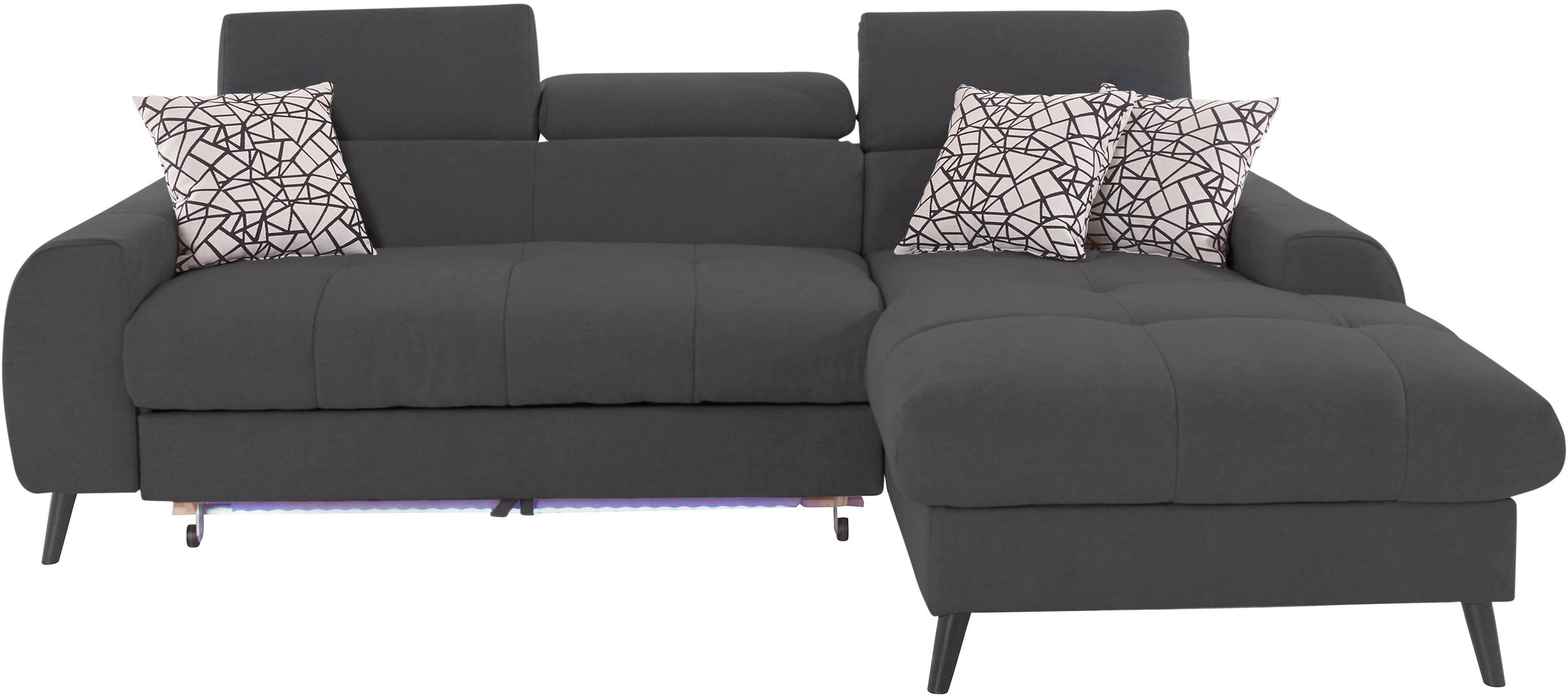 COTTA Ecksofa "Mia L-Form", 3-tlg.-Kissen-Set, Recamiere, wahlweise mit ode günstig online kaufen