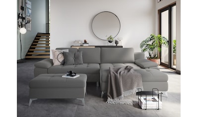 sit&more Ecksofa, mit Mega-Recamiere, wahlweise mit Bettfunktion und Bettkasten kaufen sit&more Ecksofa, mit Mega-Recamiere, wahlweise mit Bettfunktion und Bettkasten kaufen
