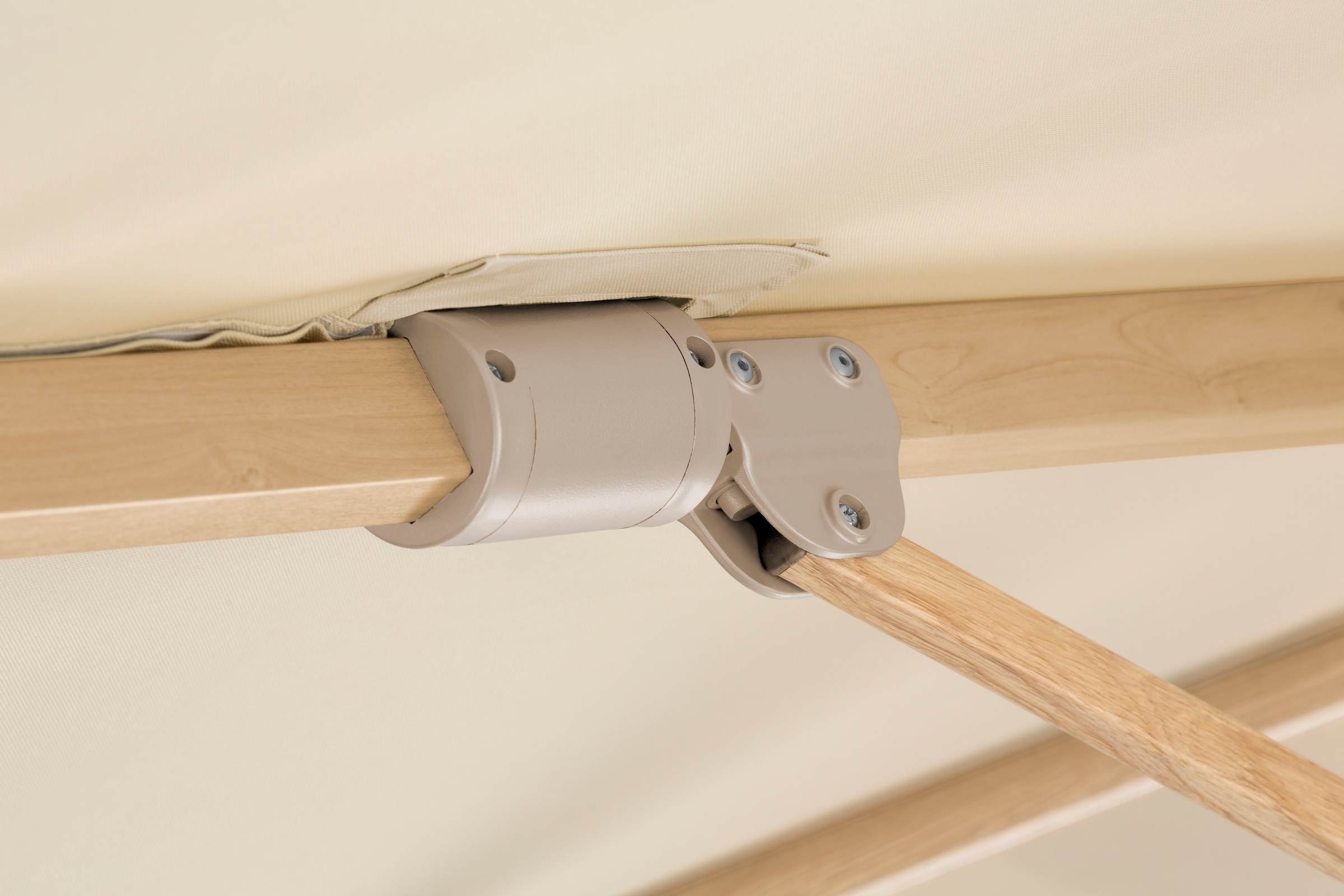 Schneider Schirme Ampelschirm »»Rhodos Twist Loft««, 300x300 cm, flexibler Ampelschirm in moderner Leinenstruktur