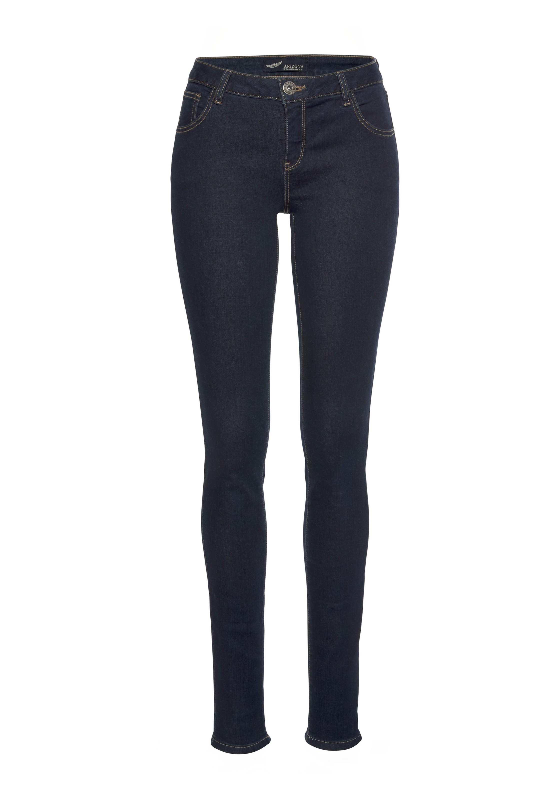 Arizona Skinny-fit-Jeans »Ultra-Stretch«, extra-enger Beinverlauf, normale Leibhöhe, mit Eingrifftaschen