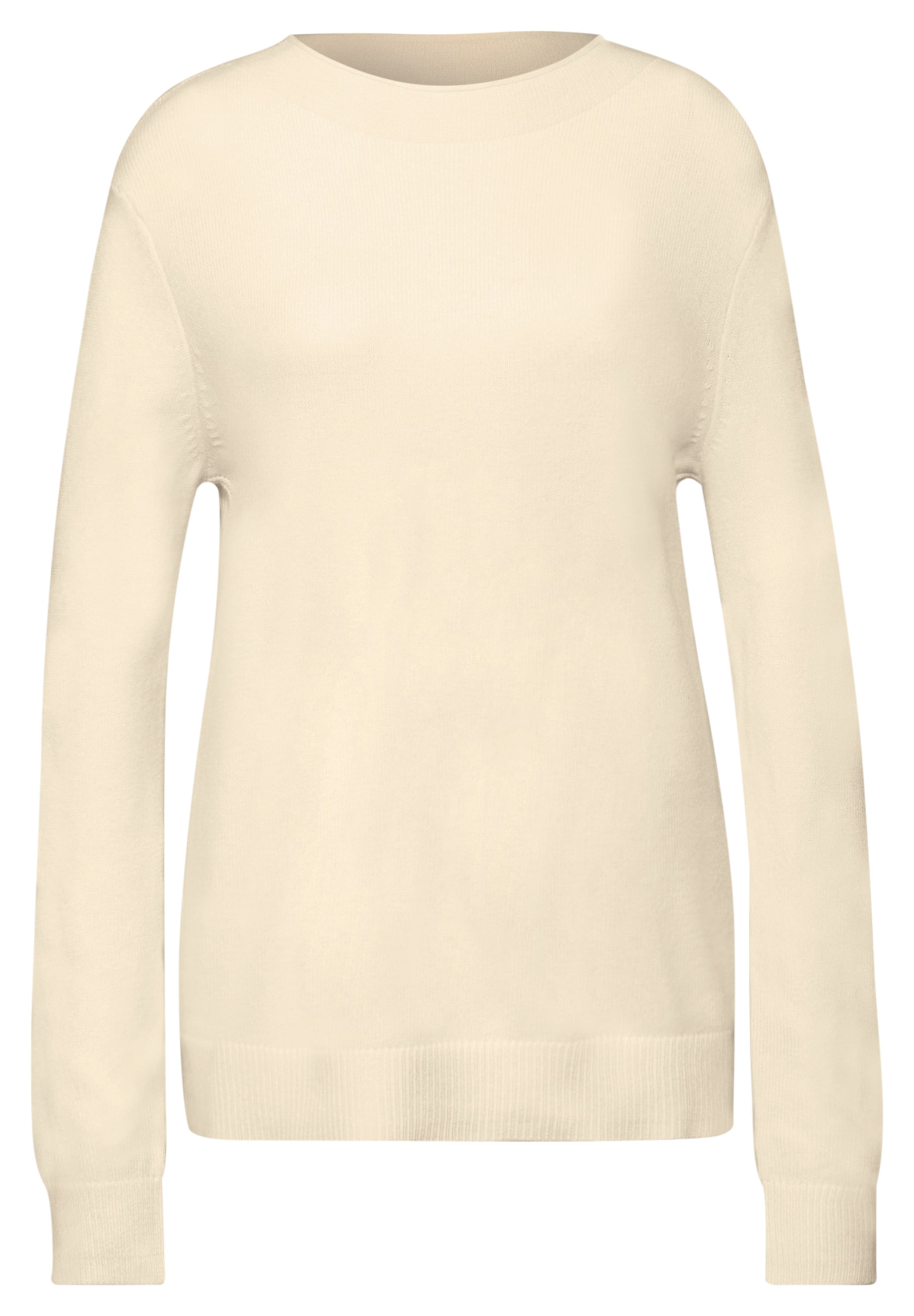 STREET ONE Strickpullover, mit feiner Rollkante