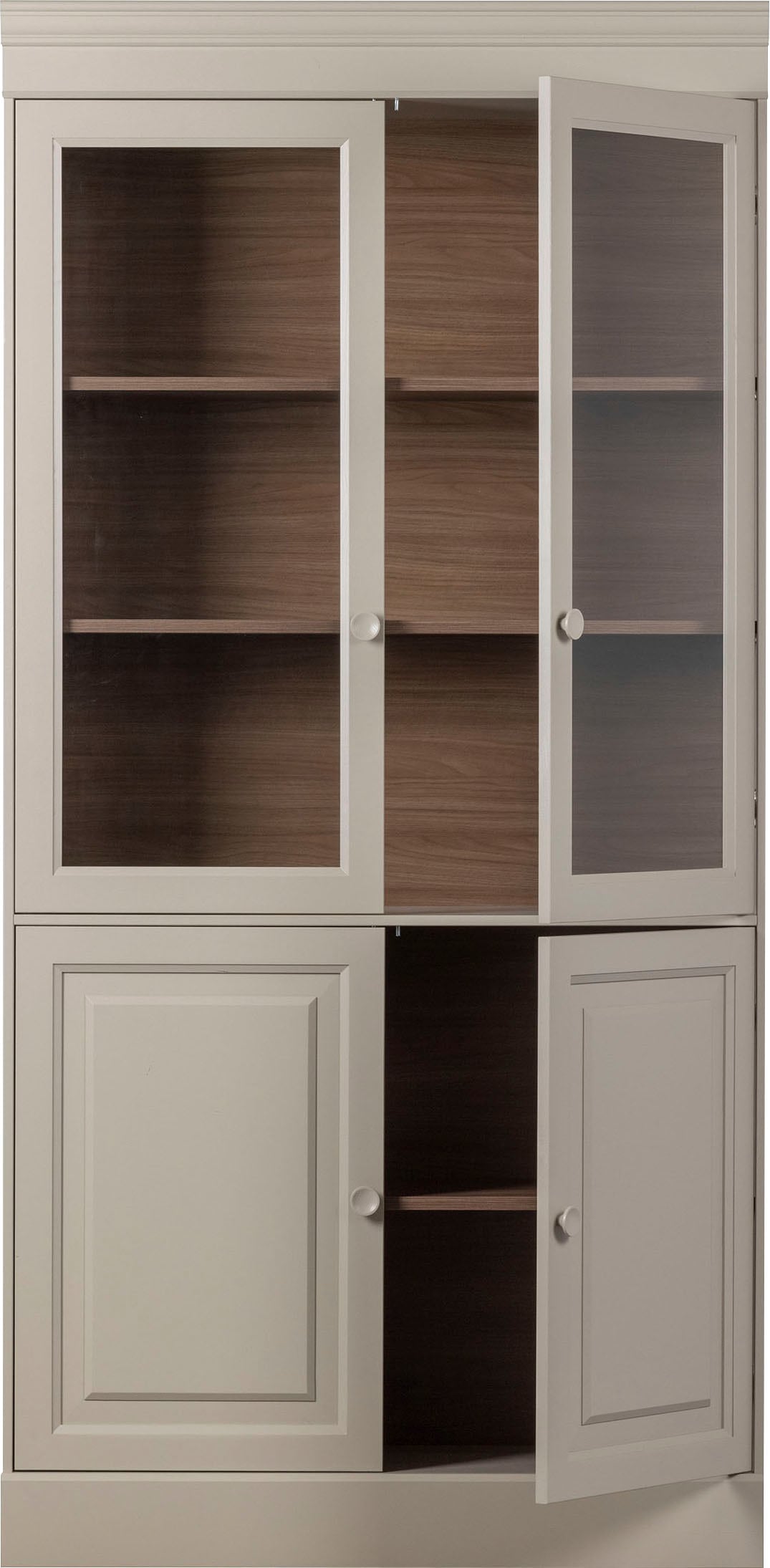 vtwonen Vitrine »Chow«, aus Kiefernholz, Breite 105 cm x Höhe 215 cm