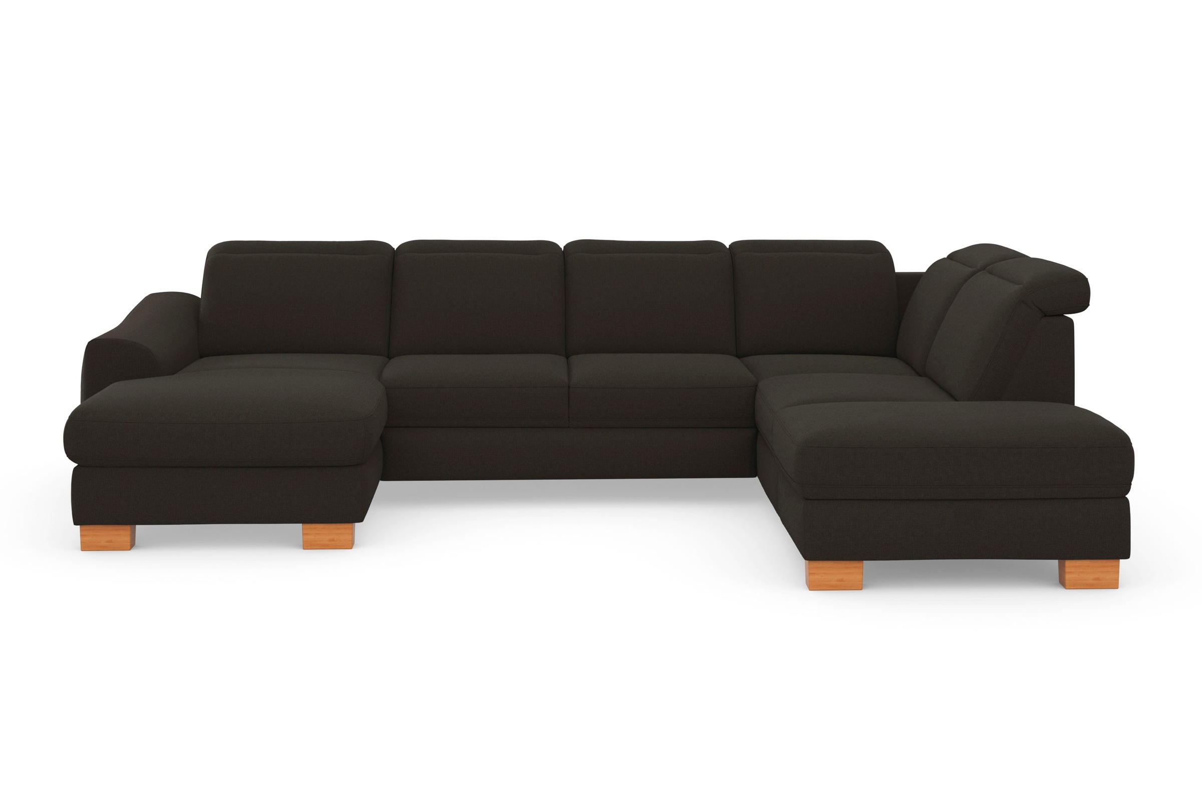 sit&more Wohnlandschaft »Dundee U-Form«, mit Federkern und Massivholzfüßen, günstig online kaufen