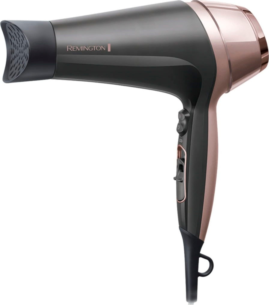 Remington Haartrockner »Curl & Straight Confidence (D5706)«, 2200 W, 3 Aufsätze, 2.200 Watt, Ionenpflege, inkl. Stylingdüse, Diffusor & Rundbürste