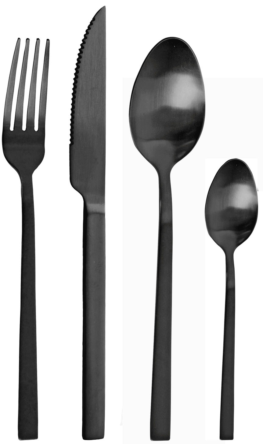 PINTINOX Besteck-Set »DUKE CARBON« in moderner und zeitloser Formgebung günstig online kaufen