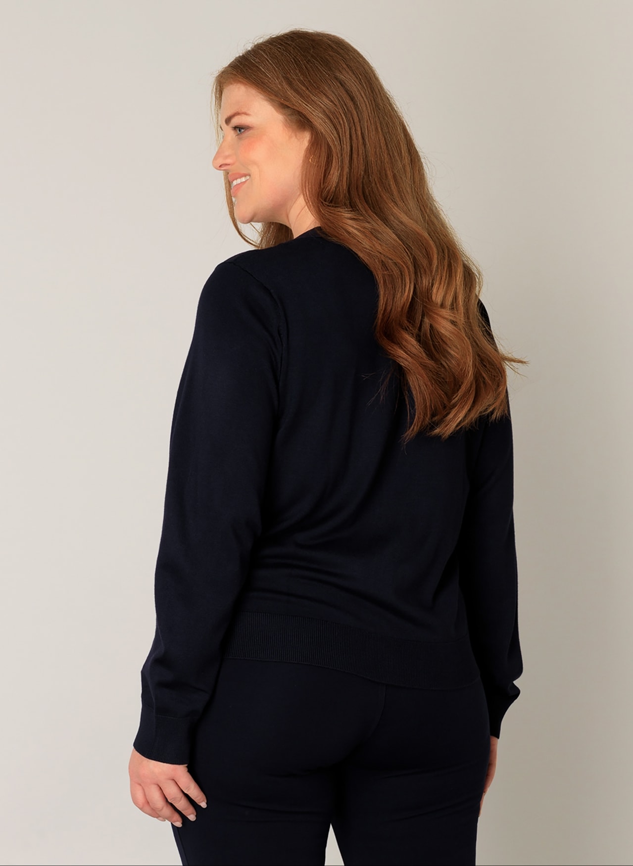Base Level Curvy Cardigan »BAS-YVONNE«