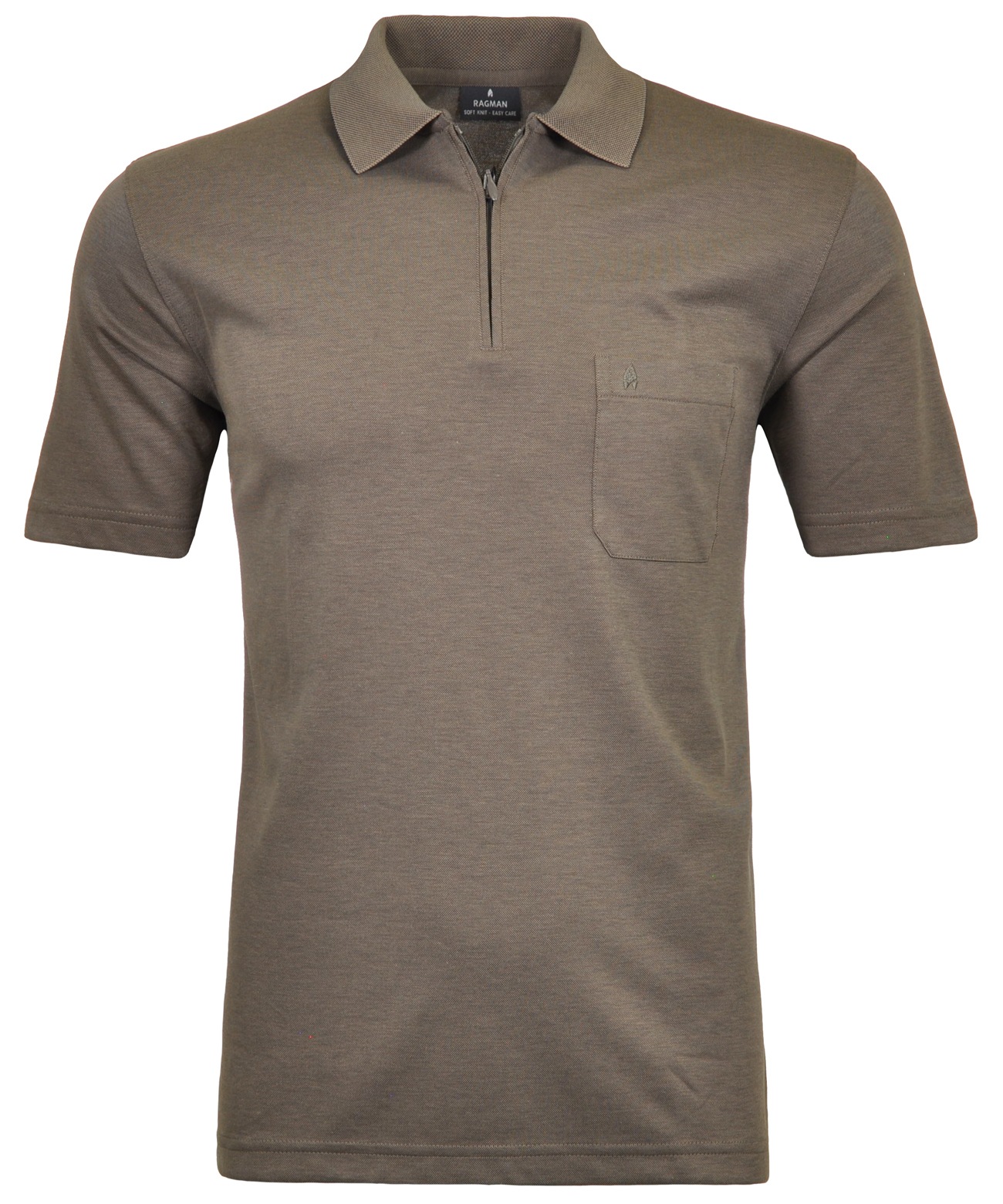 Poloshirt, Gr. 58, Macchiato
