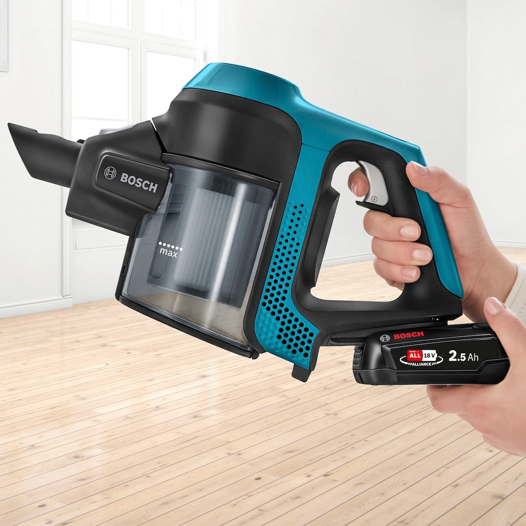 BOSCH Akku-Stielstaubsauger »Unlimited Serie 6, schwarz, BKS6111P«