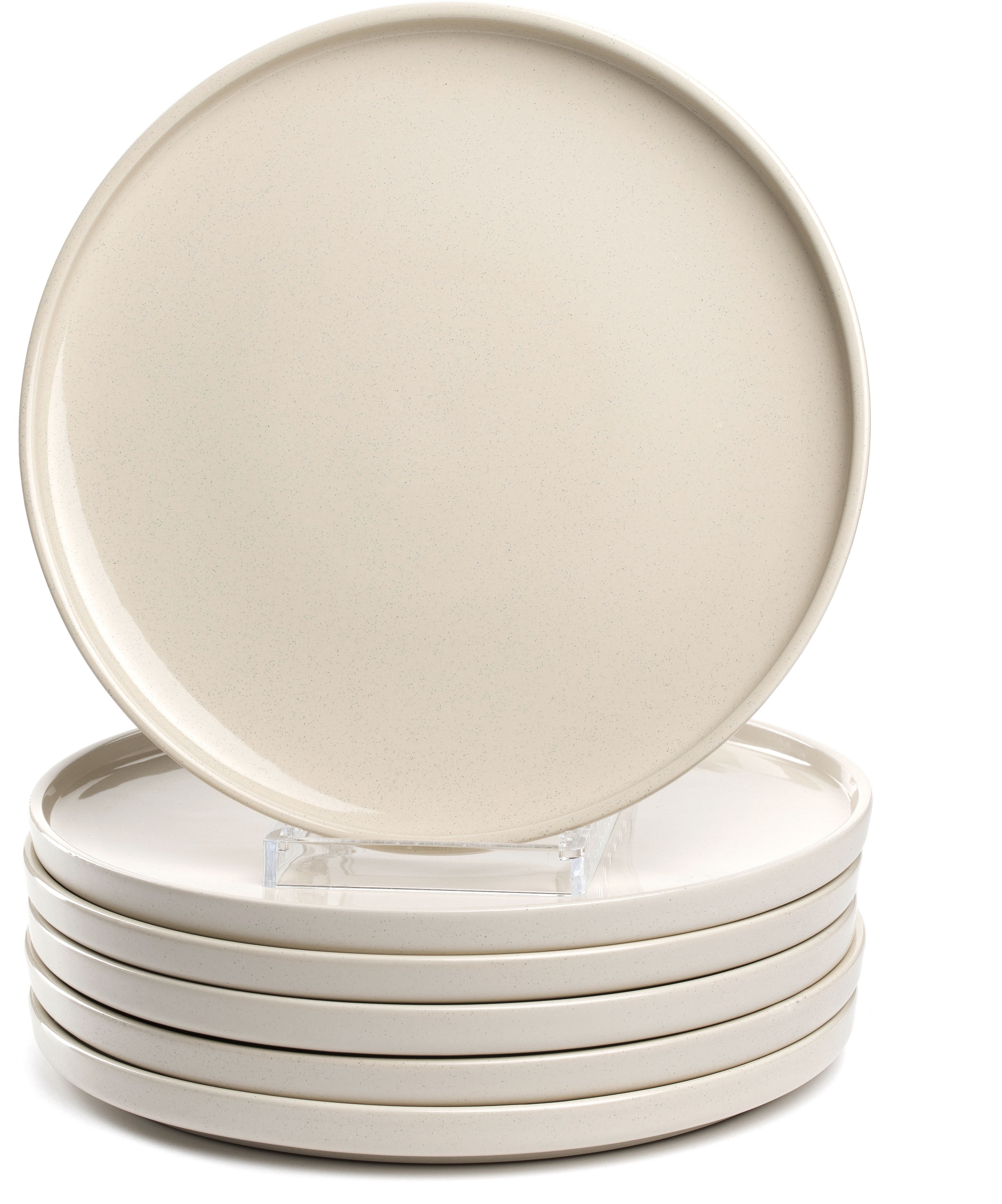 LEONARDO Teller-Set »Speiseteller ROMA, Keramikteller, ca. 27 cm, 6-teilig«, (Set, 6 tlg.), Geschirr-Set, Service, spülmaschinengeeignet