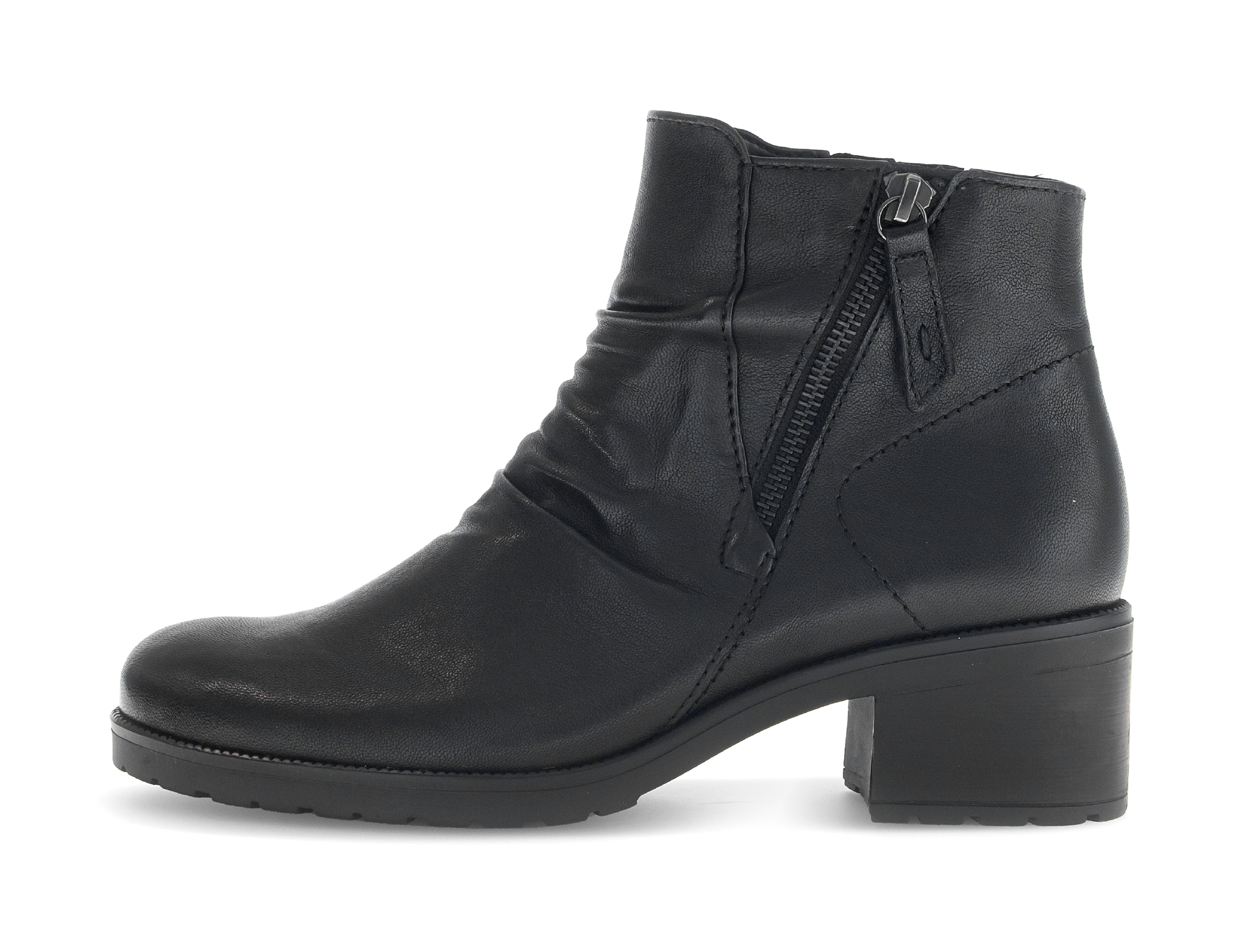 Gabor Stiefelette »TUNIS«  , Blockabsatz, Ankleboots, Zierreißverschluss außen, Weite G (=weit)