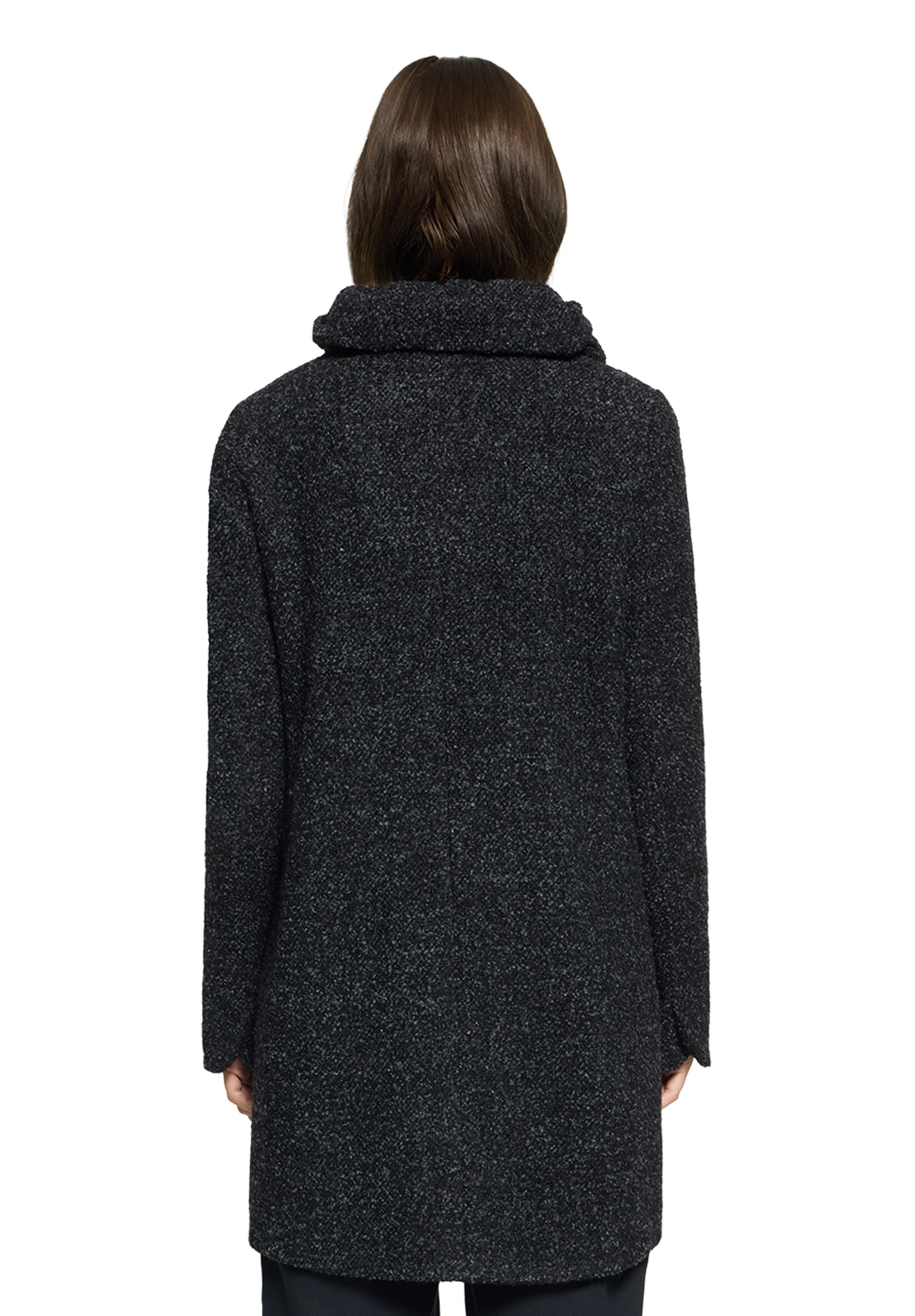 Gil Bret Wolljacke ohne Kapuze mit extra hohem Kragen