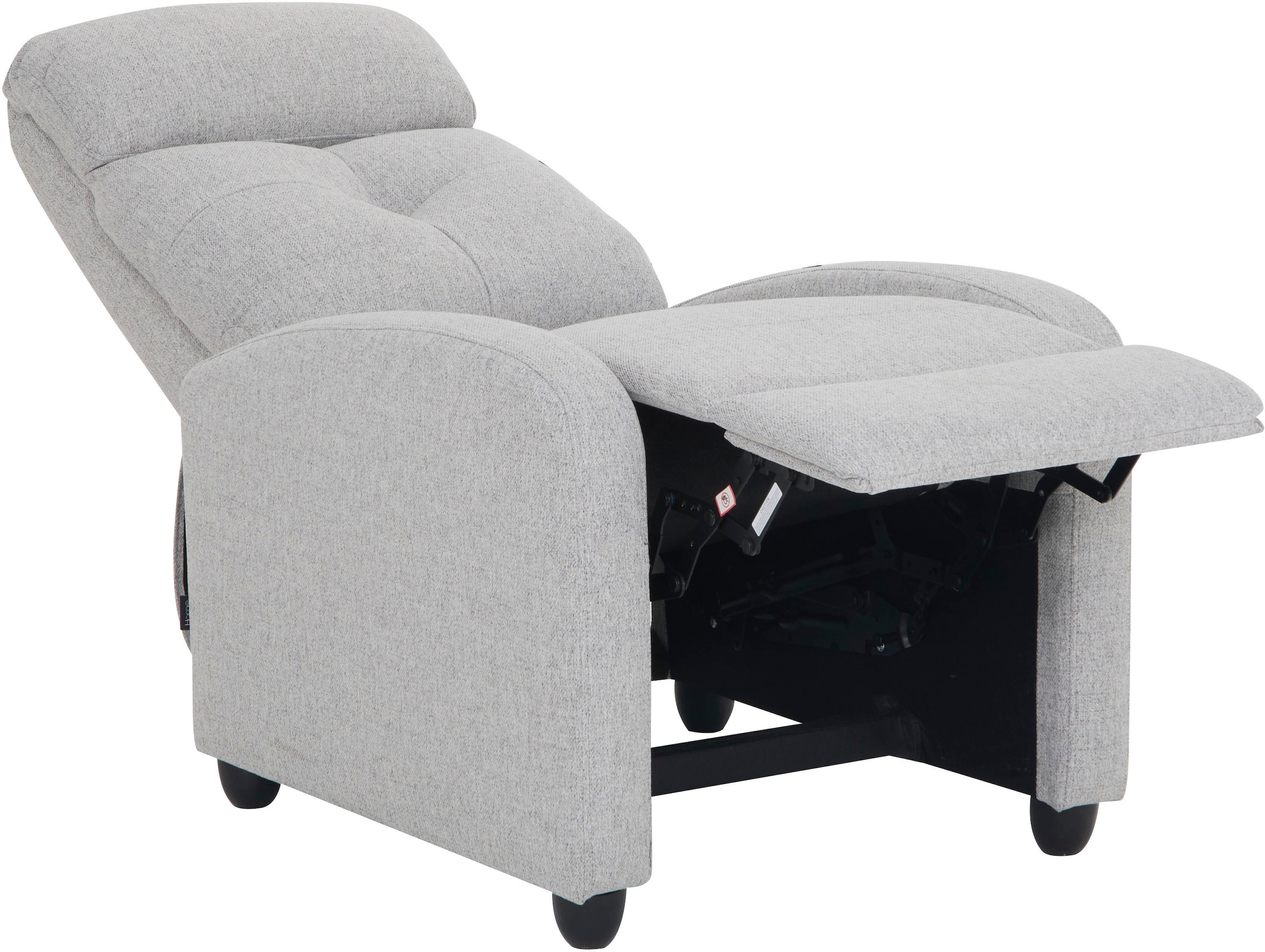 Home affaire Relaxsessel »VESOUL, TV-Sessel, Ruhesessel mit Schlaffunktion, Webstoff«, Loungesessel mit manueller Relax- und Liegefunktion (105°-135°)
