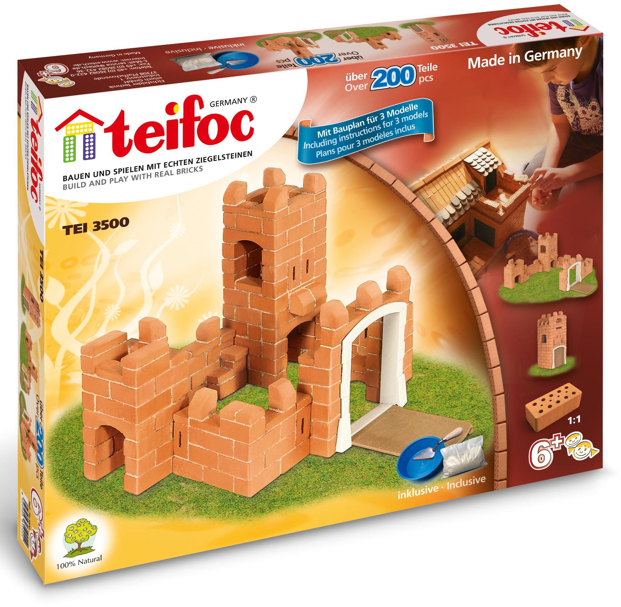 Bild von teifoc Steinbaukasten »Burg«, (200 St.)
