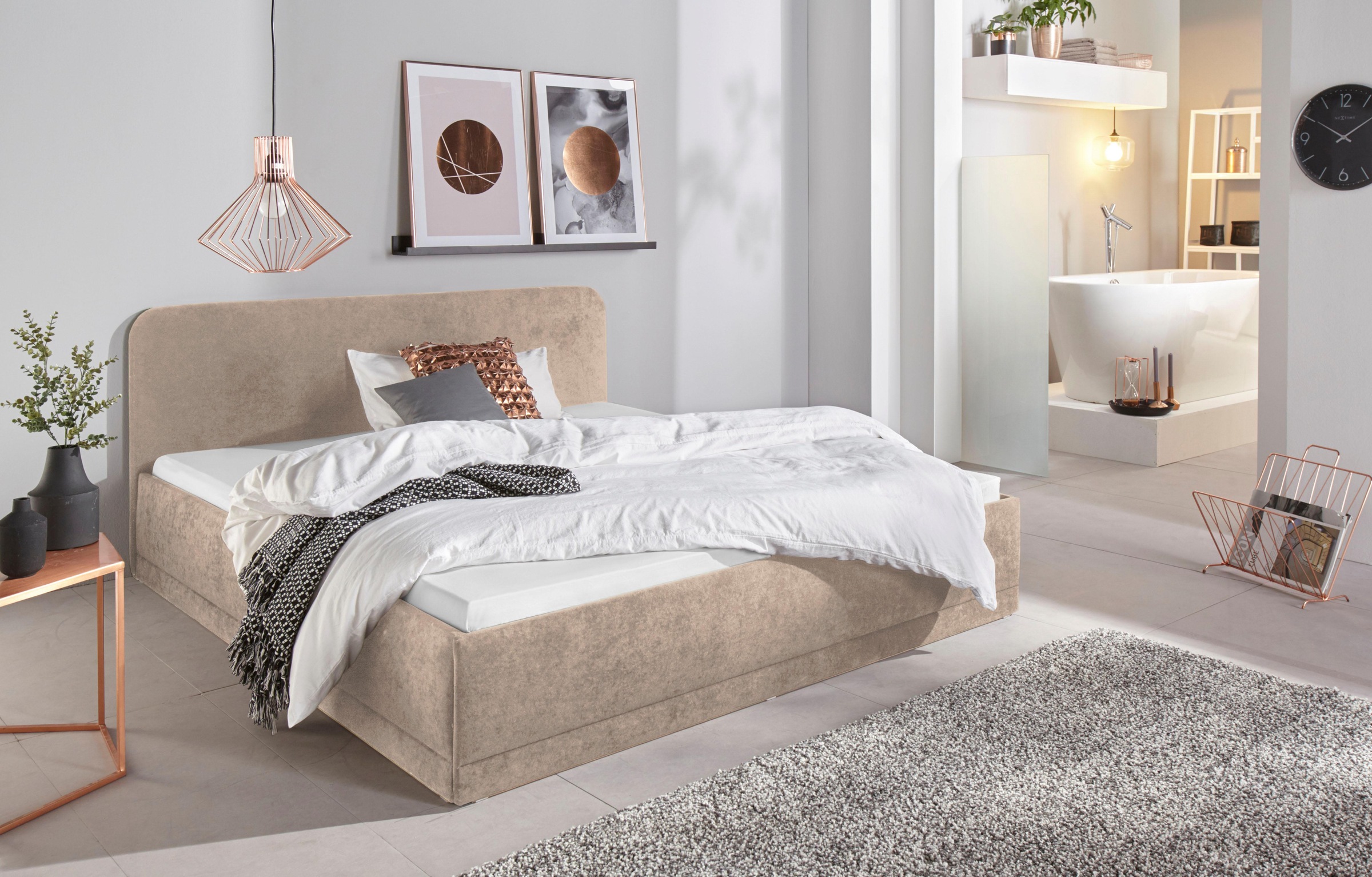 Westfalia Schlafkomfort Polsterbett inkl. Bettkasten bei Ausführung mit Mat günstig online kaufen