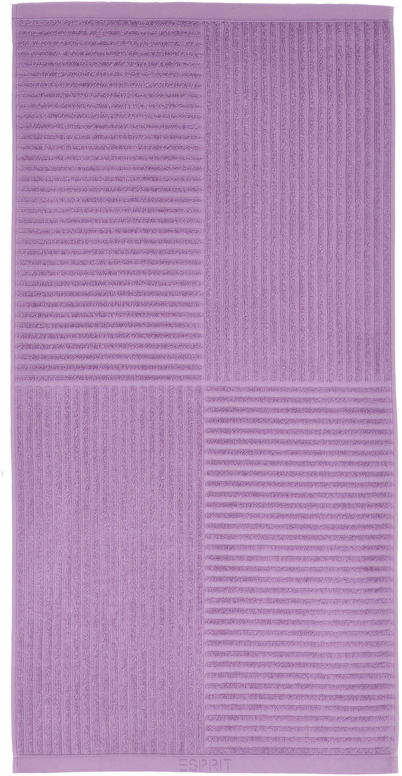 Esprit Handtuch »Modern Lines«, (1 St.), mit Hoch-Tief Linienstruktur günstig online kaufen