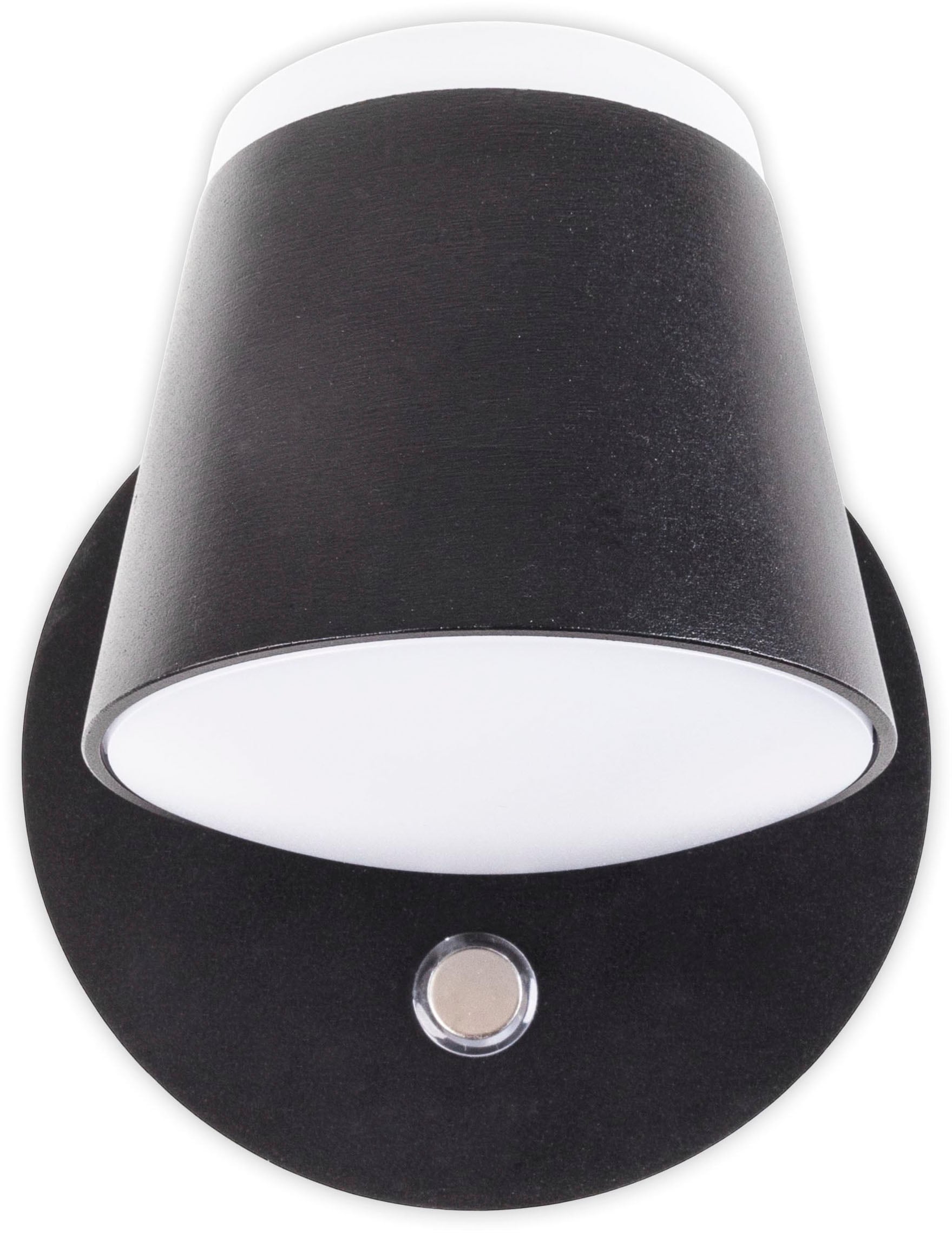 näve LED Wandleuchte »Tondo«, 1 flammig, Leuchtmittel LED-Modul | LED fest integriert, magnetisch, Akku Aufladung per USB-C Kabel, dimmbar per touch, Memory