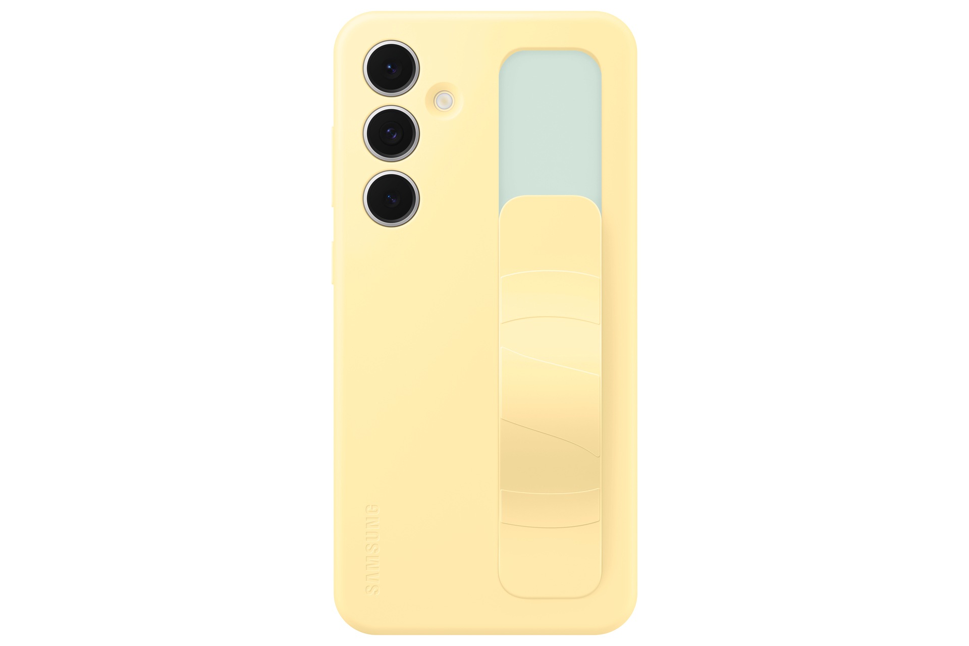 Samsung Handyhülle »Standing Grip Case für Samsung Galaxy S24 FE«, Backcover, Schutzhülle, Handyschutzhülle, Case, Schutzcase, stoßfest