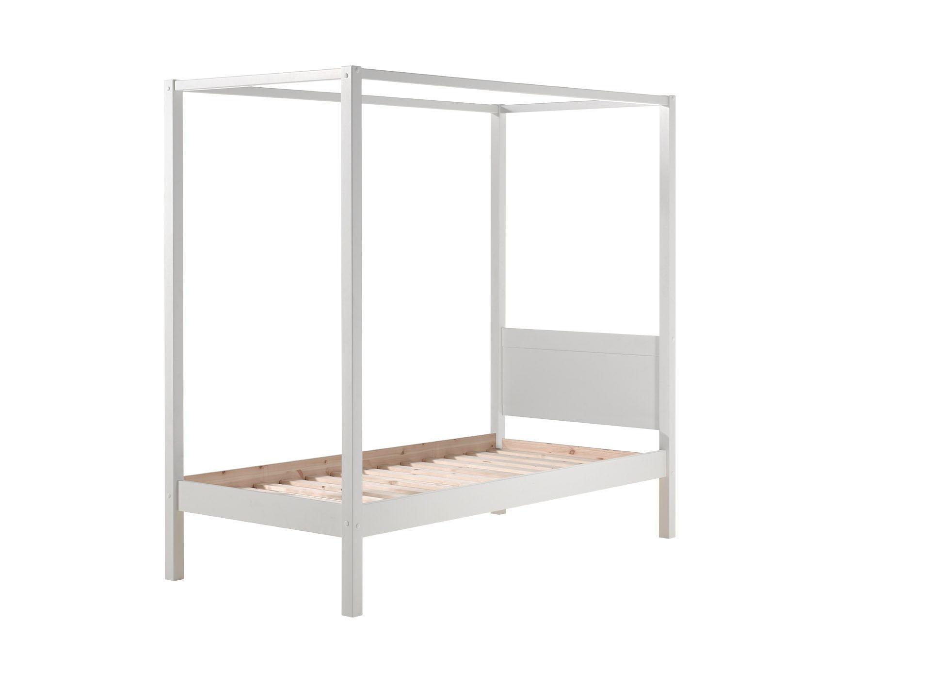 Vipack Himmelbett "Pino, Kiefer massiv weiß lackiert, Made in Europe, zeitl günstig online kaufen