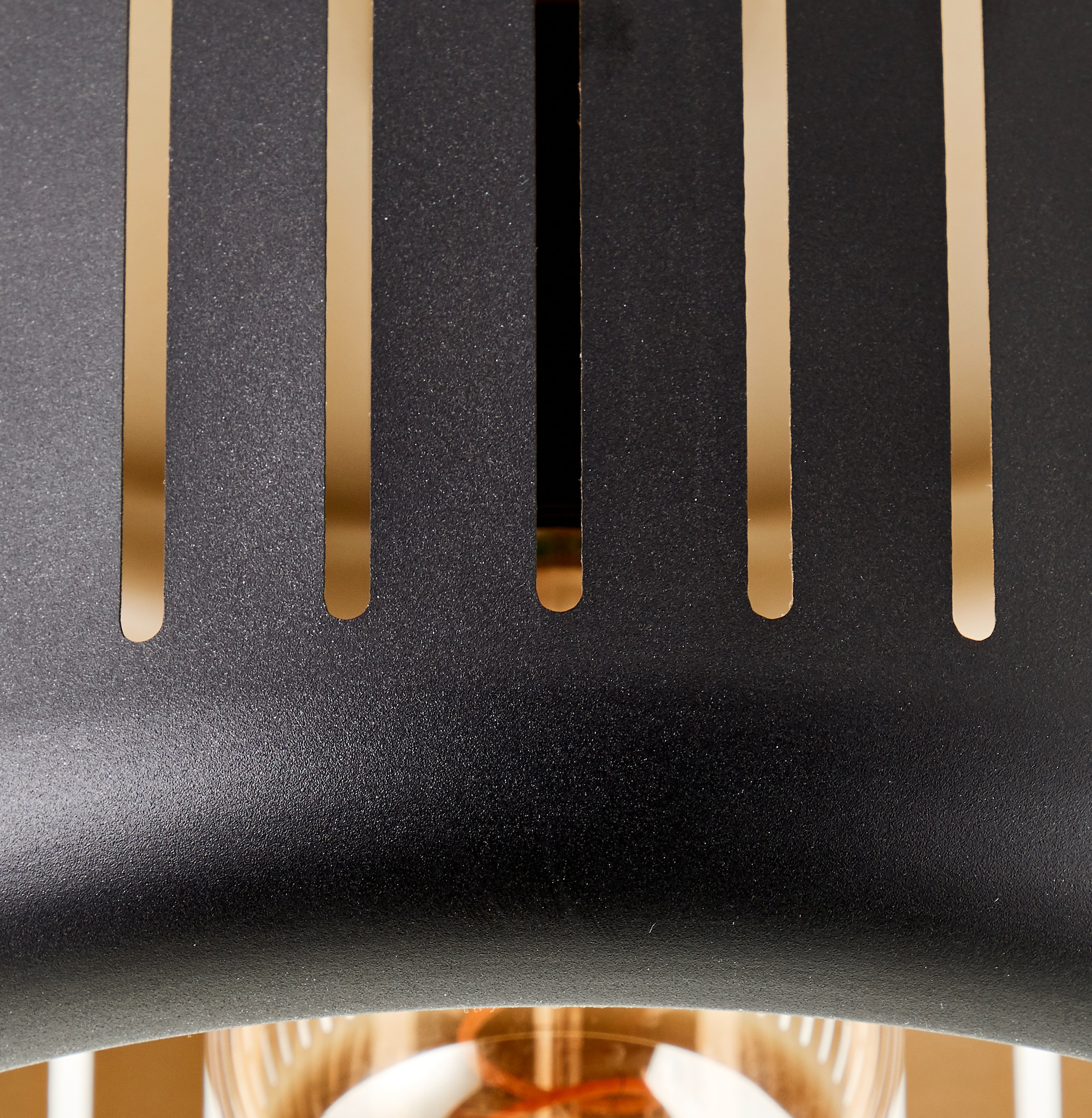 Brilliant Deckenleuchte »Tyas«, 1 flammig, Leuchtmittel E27 | ohne Leuchtmittel, 19 x 27 cm, E27, Metall, schwarz/goldfarben