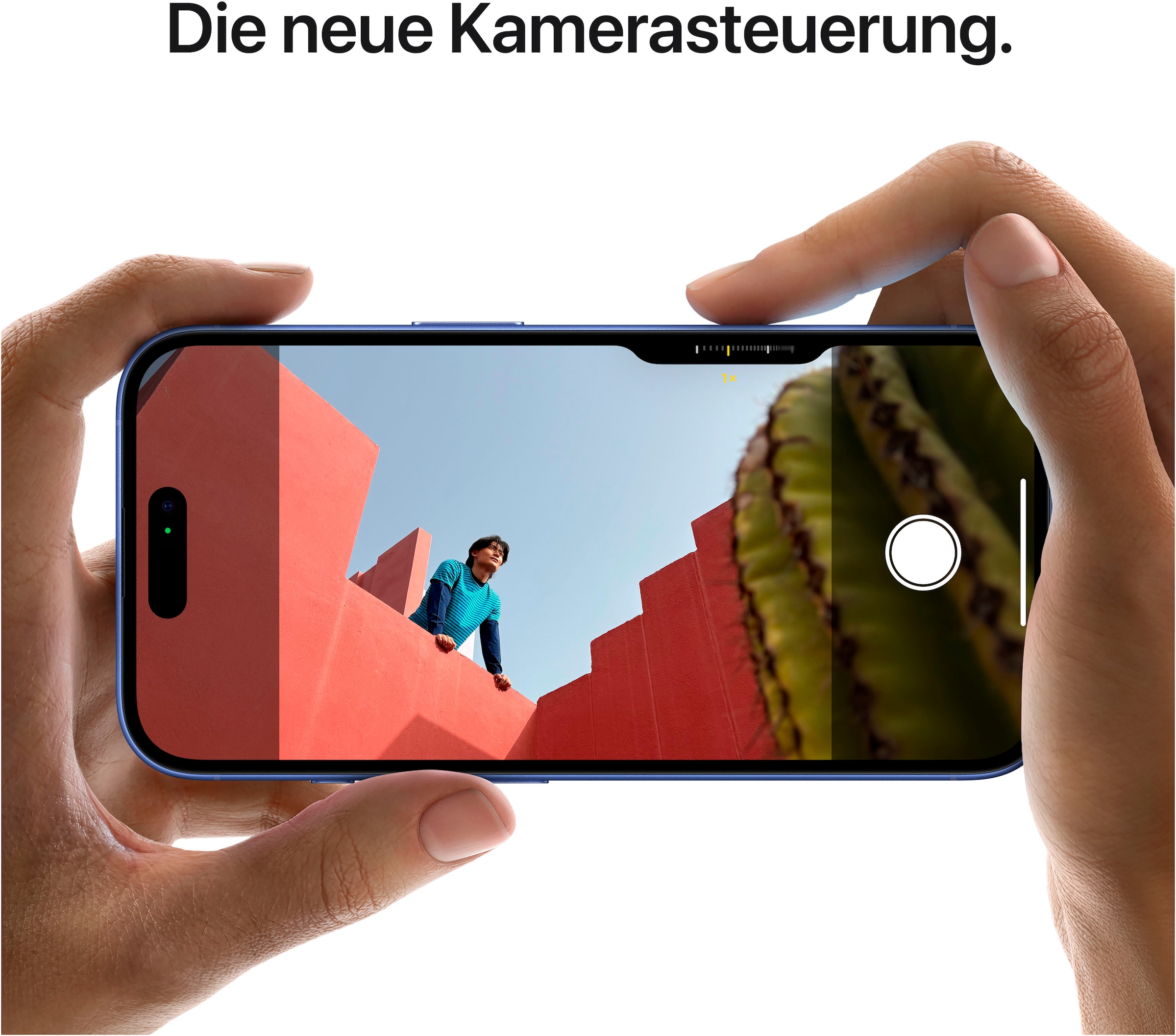 Apple Smartphone »iPhone 16«, Blaugrün, 15,54 cm/6,12 Zoll, 128 GB Speicherplatz, 48 MP Kamera