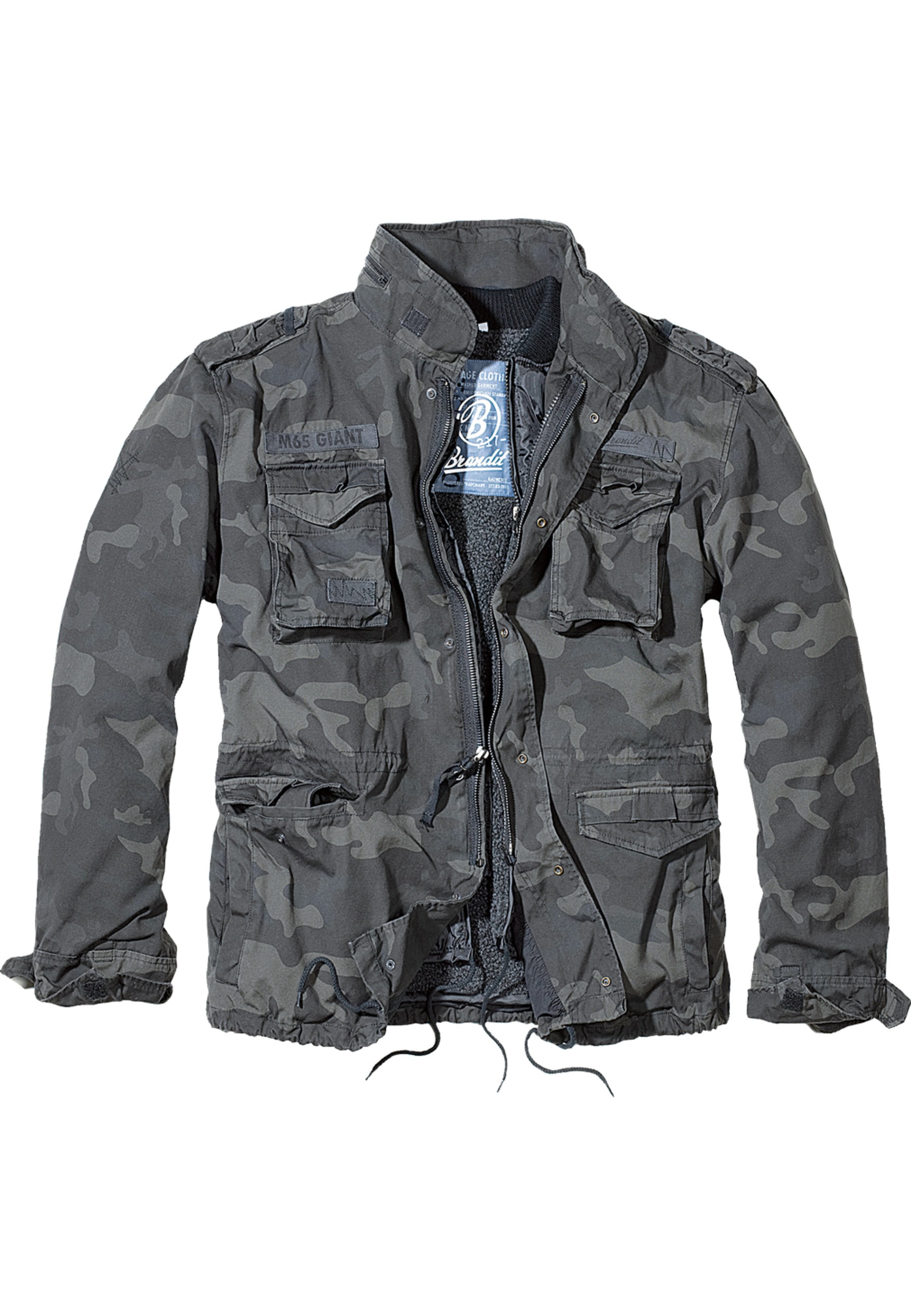 Brandit Winterjacke »Brandit Herren M-65 Giant Jacket« 1 Stk. tlg. ohne Kapuze