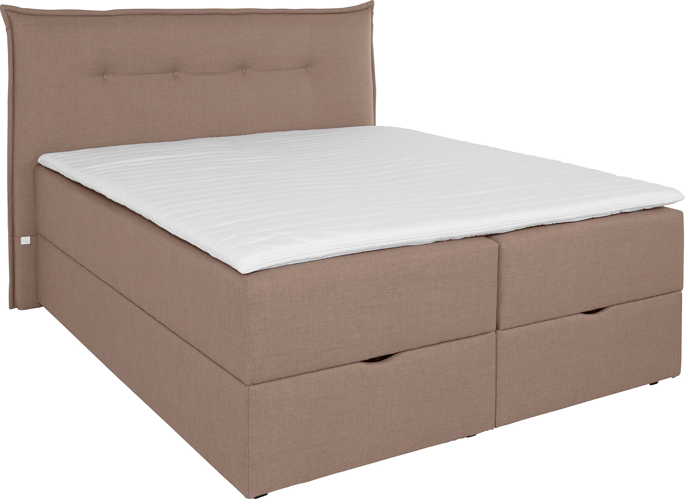 andas Boxbett »Kederleicht«, inklusive Bettkasten & Topper, in 4 Breiten und 2 Härtegraden