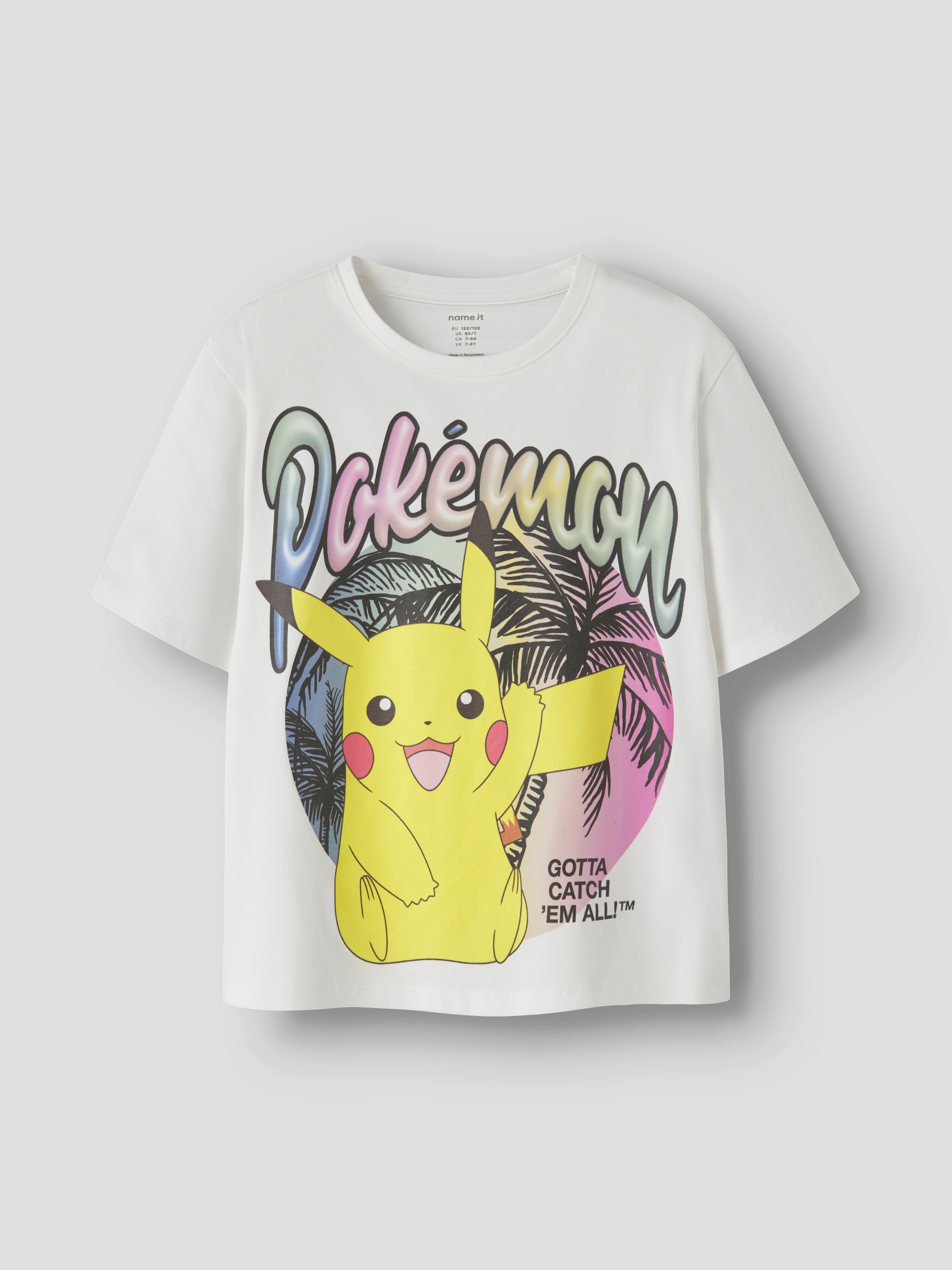 Name It T-Shirt »NKFMUBA POKEMON SS NREG TOP BOX NOOS SKY« Baumwollmischung, Pokémon Print