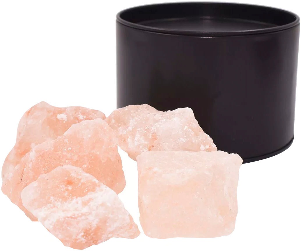 Firetti Mineralstein »Multipack Schmuck Geschenk Badesalzkristalle«, (Set, 5 St.), Salzkristalle vom Himalaya