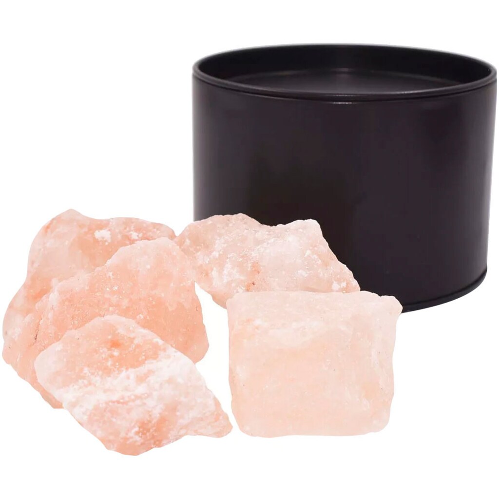 Firetti Mineralstein »Multipack Schmuck Geschenk Badesalzkristalle«, (Set, 5 St.), Salzkristalle vom Himalaya