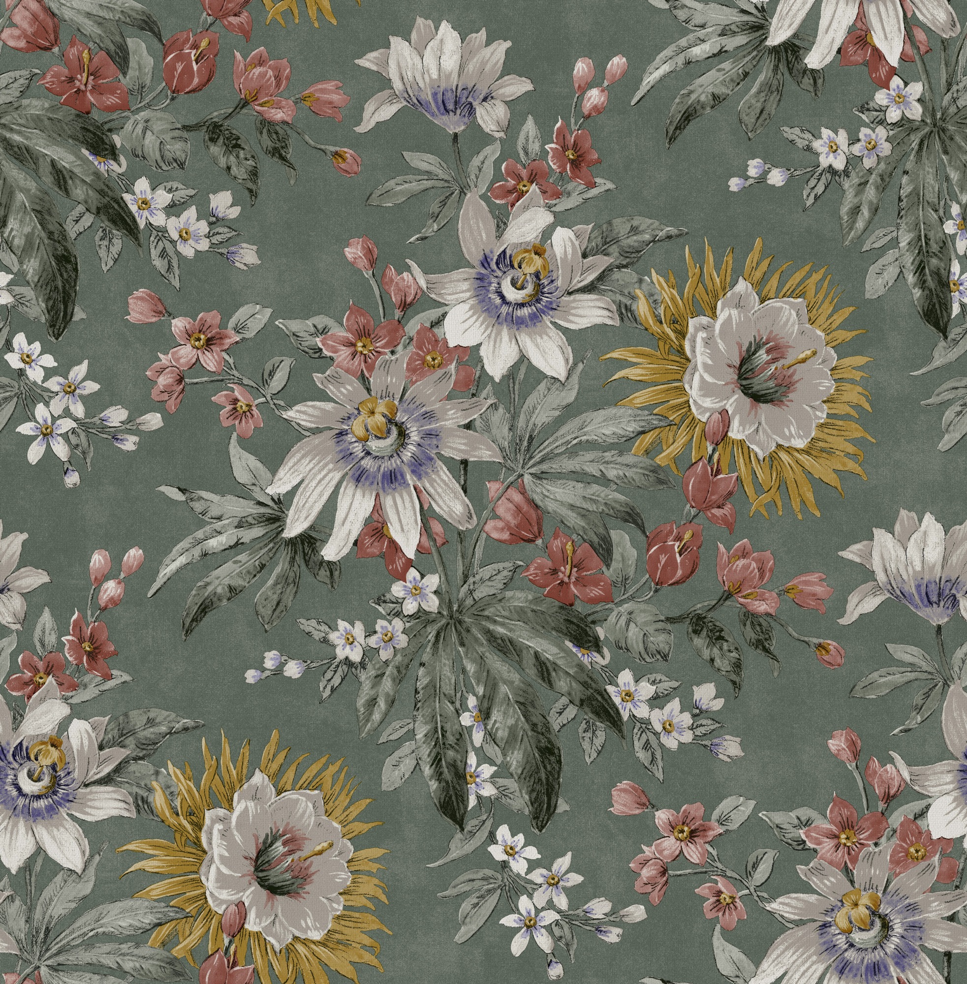 Sublime Vliestapete »ELEGANT FLOWER« geblümt Design Tapeten