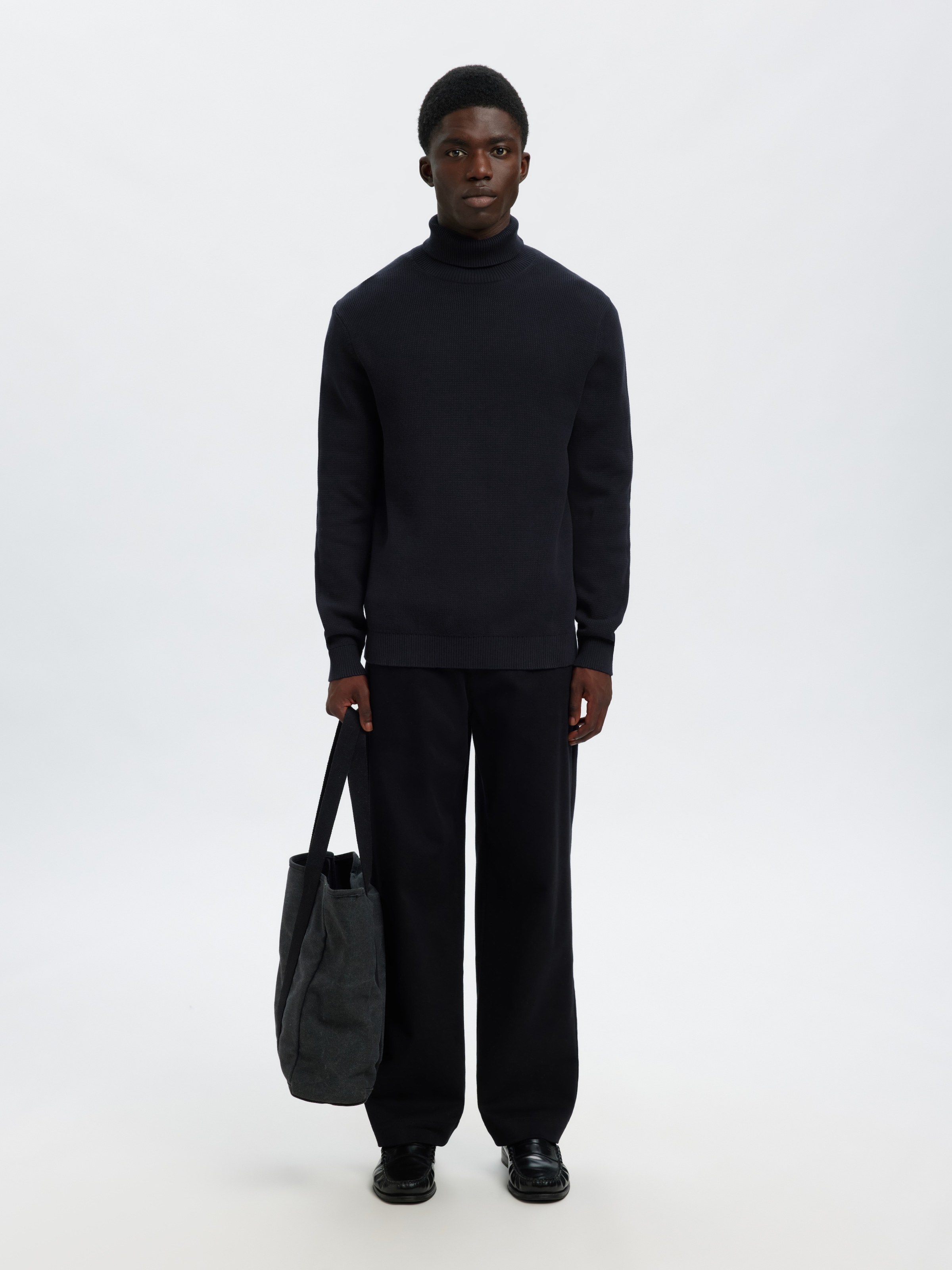 SELECTED HOMME Rollkragenpullover »SLHDANE LS KNIT STRUCTURE ROLL NECK NOOS«