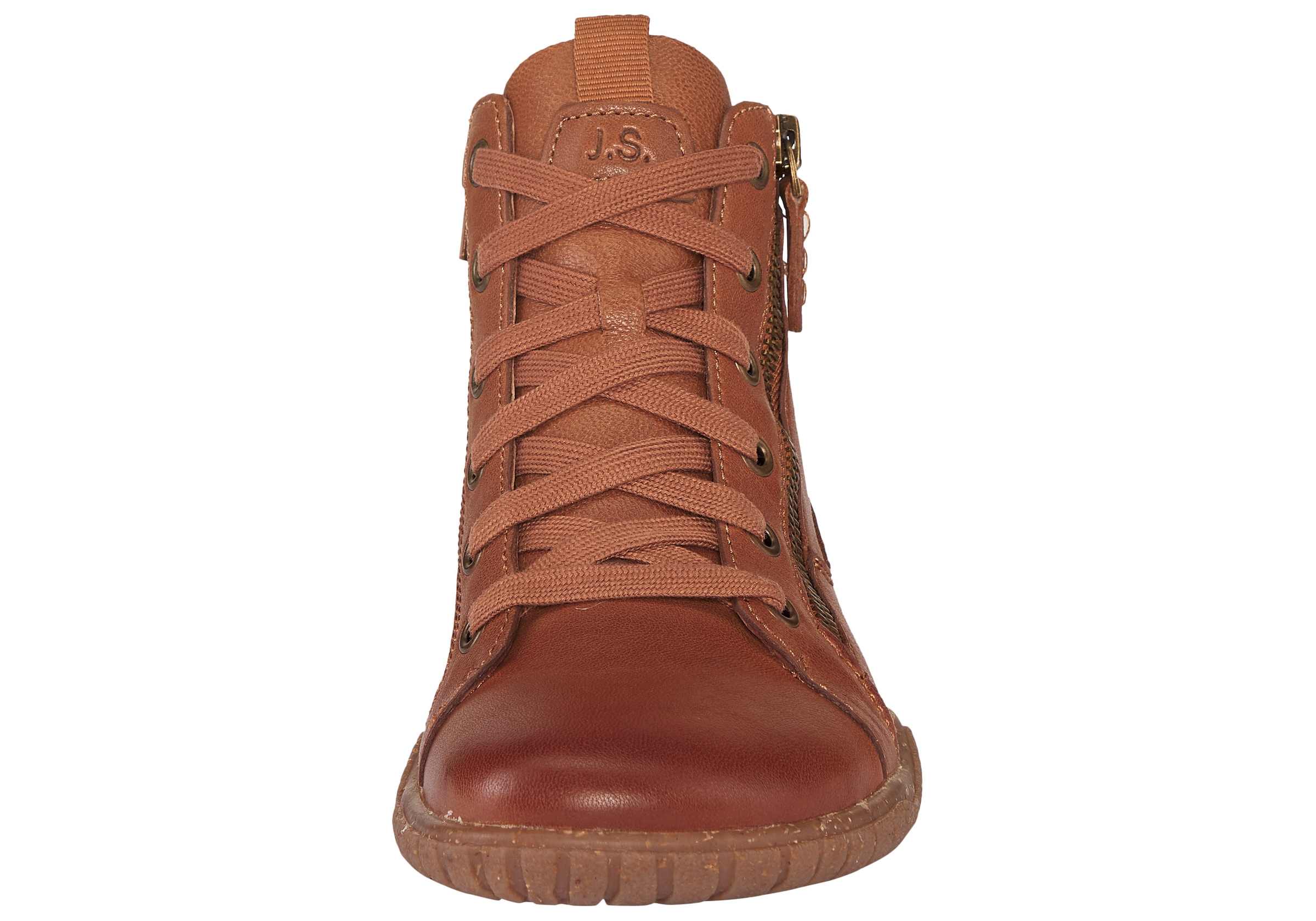Josef Seibel Barfußschuh »Wynona 15«  Schnürboots mit zwei Reißverschlüssen, Weite G (=weit)