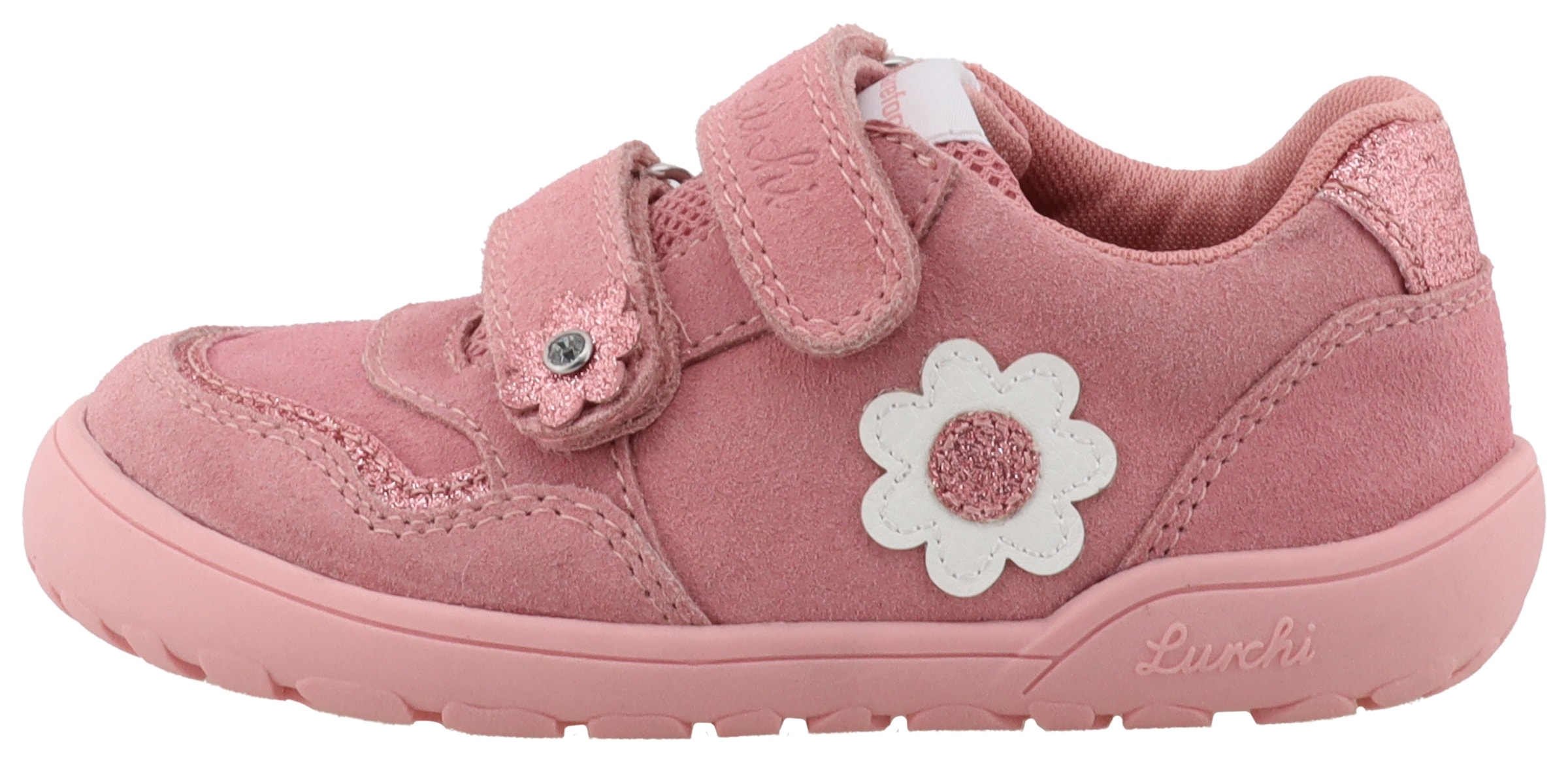Lurchi Barfußschuh »Jola Barefoot«, Halbschuh, Sneaker mit Blüten, Größenschablone zum Download