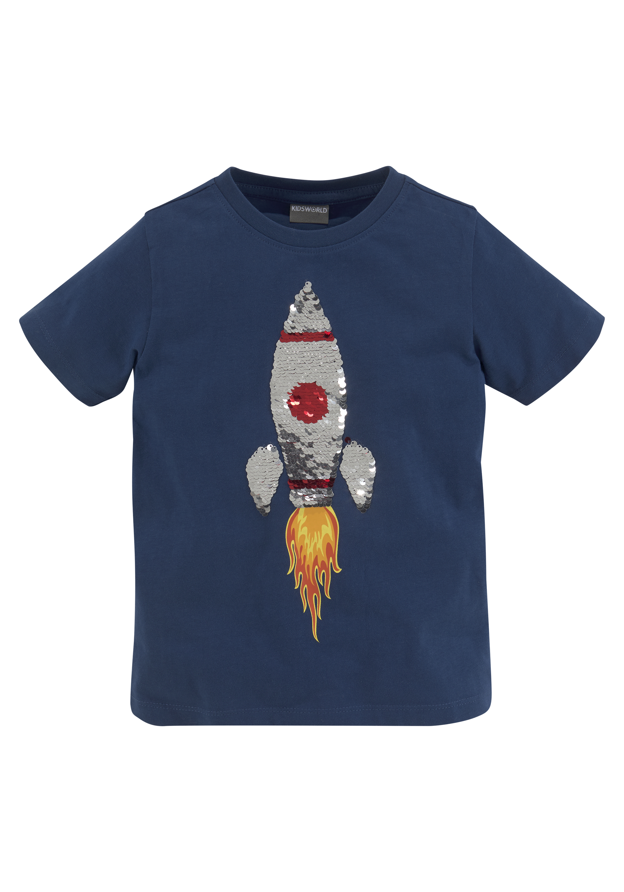 KIDSWORLD Kapuzensweatshirt, mit aus Rakete online Wendepailletten kaufen