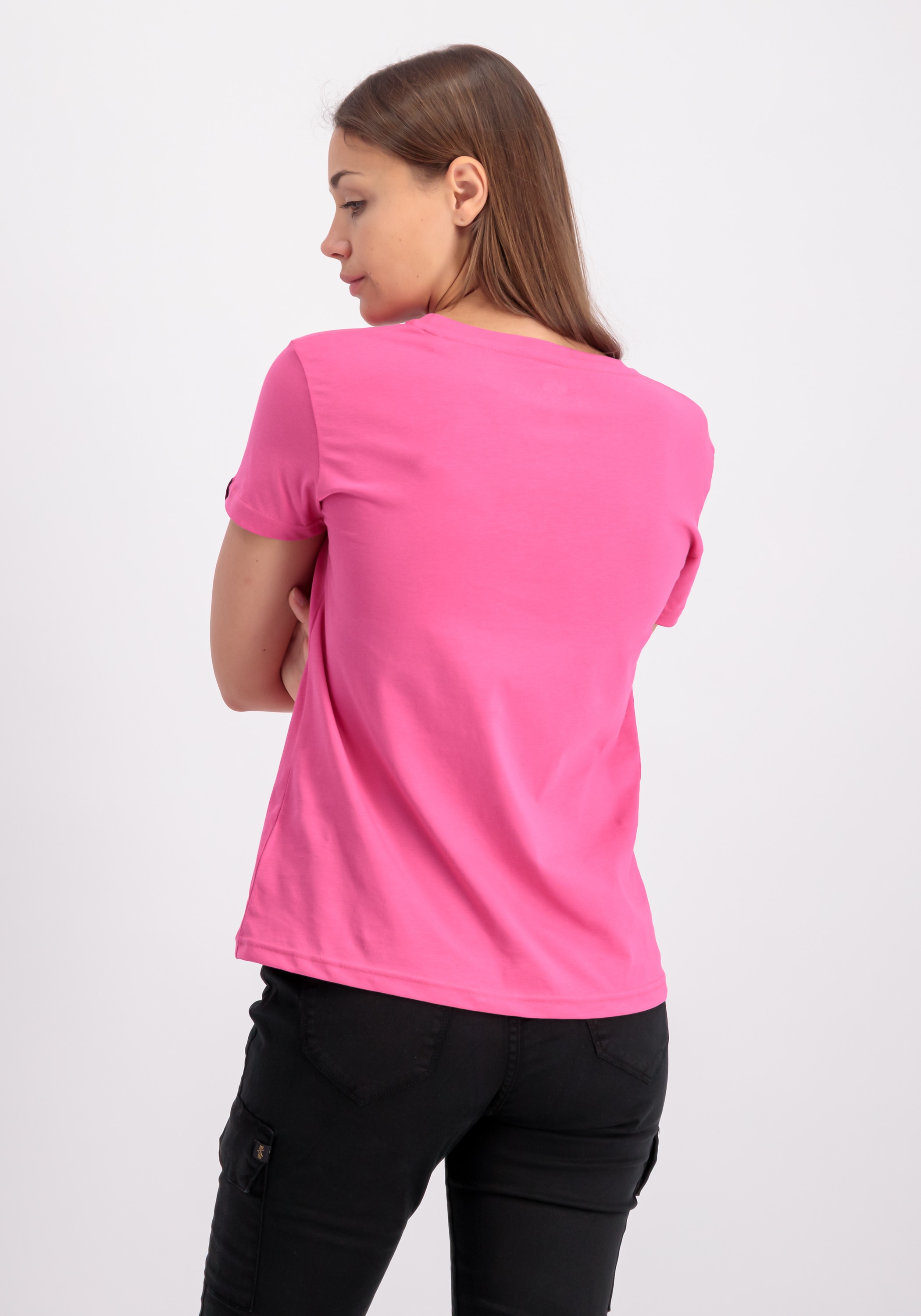 Alpha Industries T-Shirt »Alpha Industries Women - T-Shirts Basic T Small Logo Women«